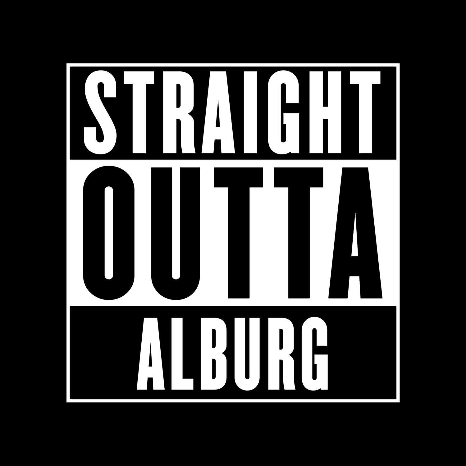 Alburg T-Shirt »Straight Outta«