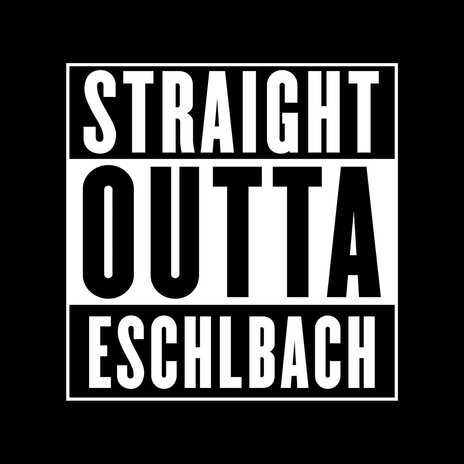 Eschlbach T-Shirt »Straight Outta«
