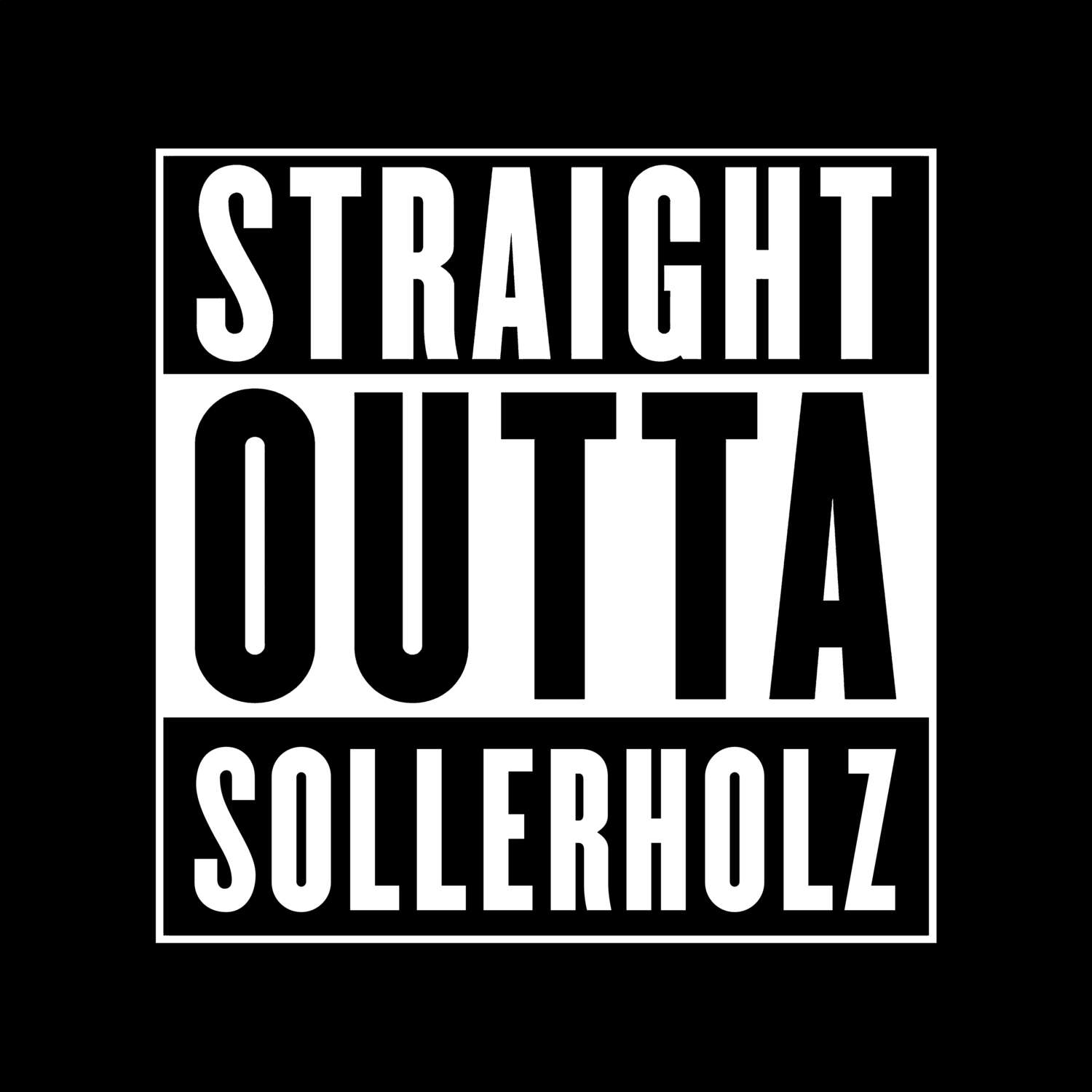 T-Shirt »Straight Outta« für den Ort »Sollerholz«