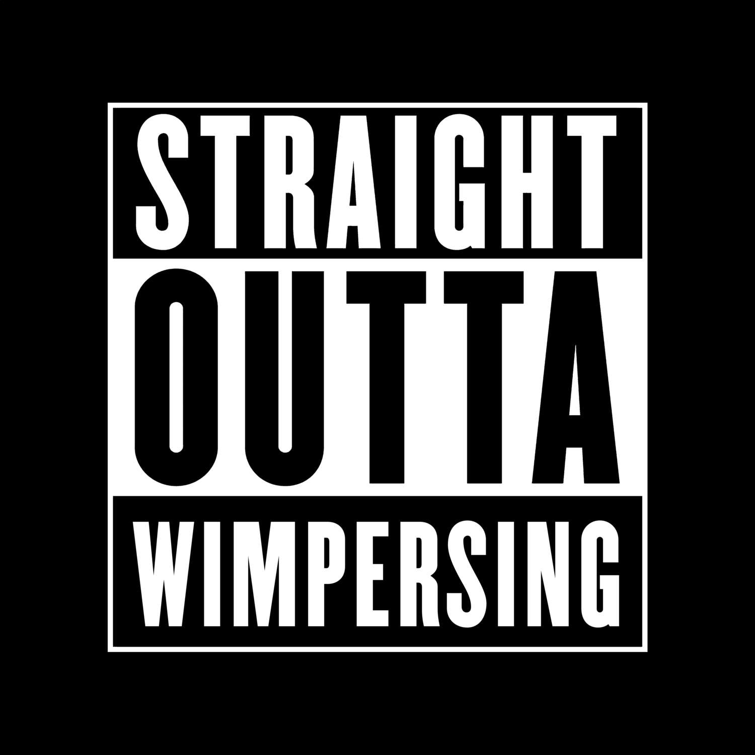 Wimpersing T-Shirt »Straight Outta«