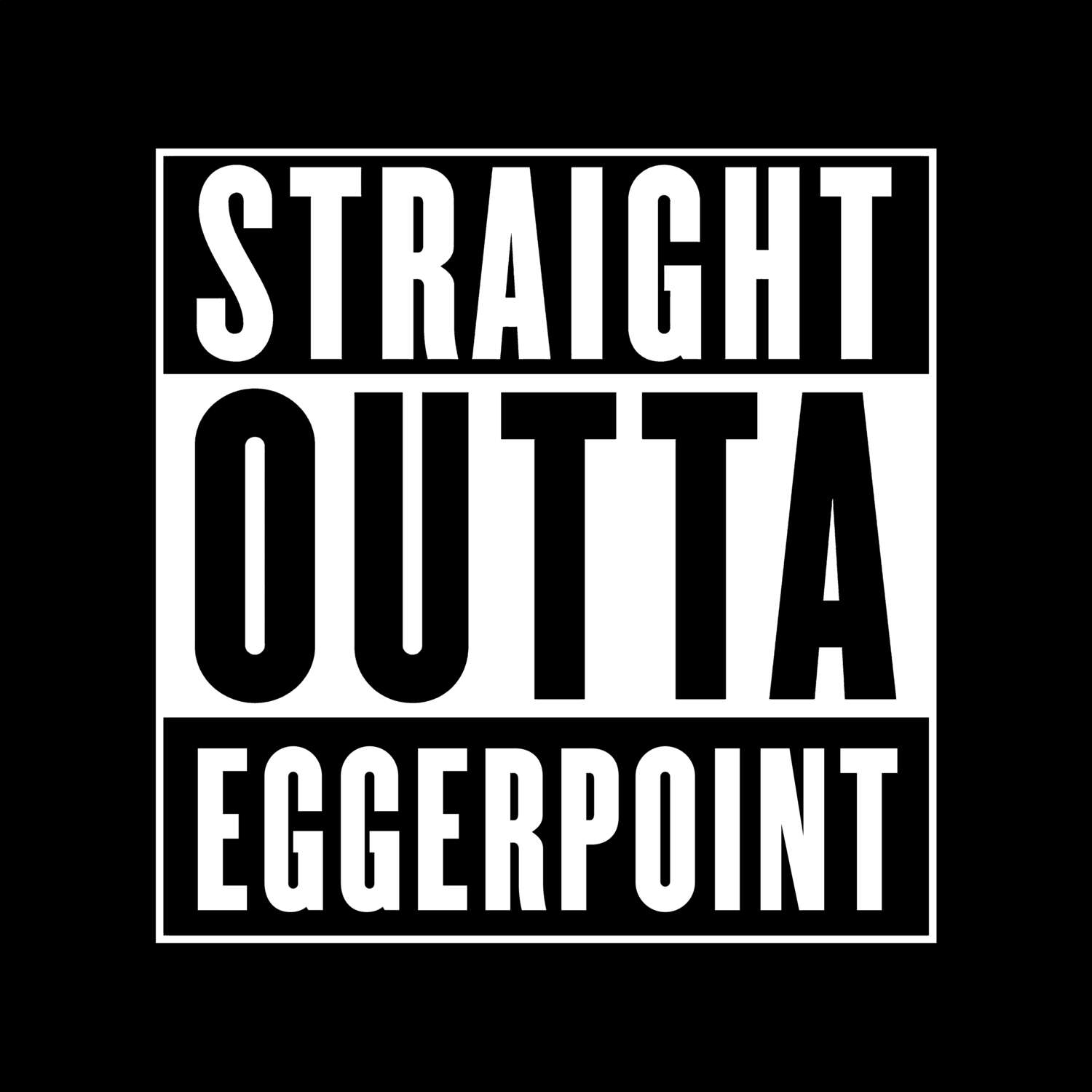 Eggerpoint T-Shirt »Straight Outta«
