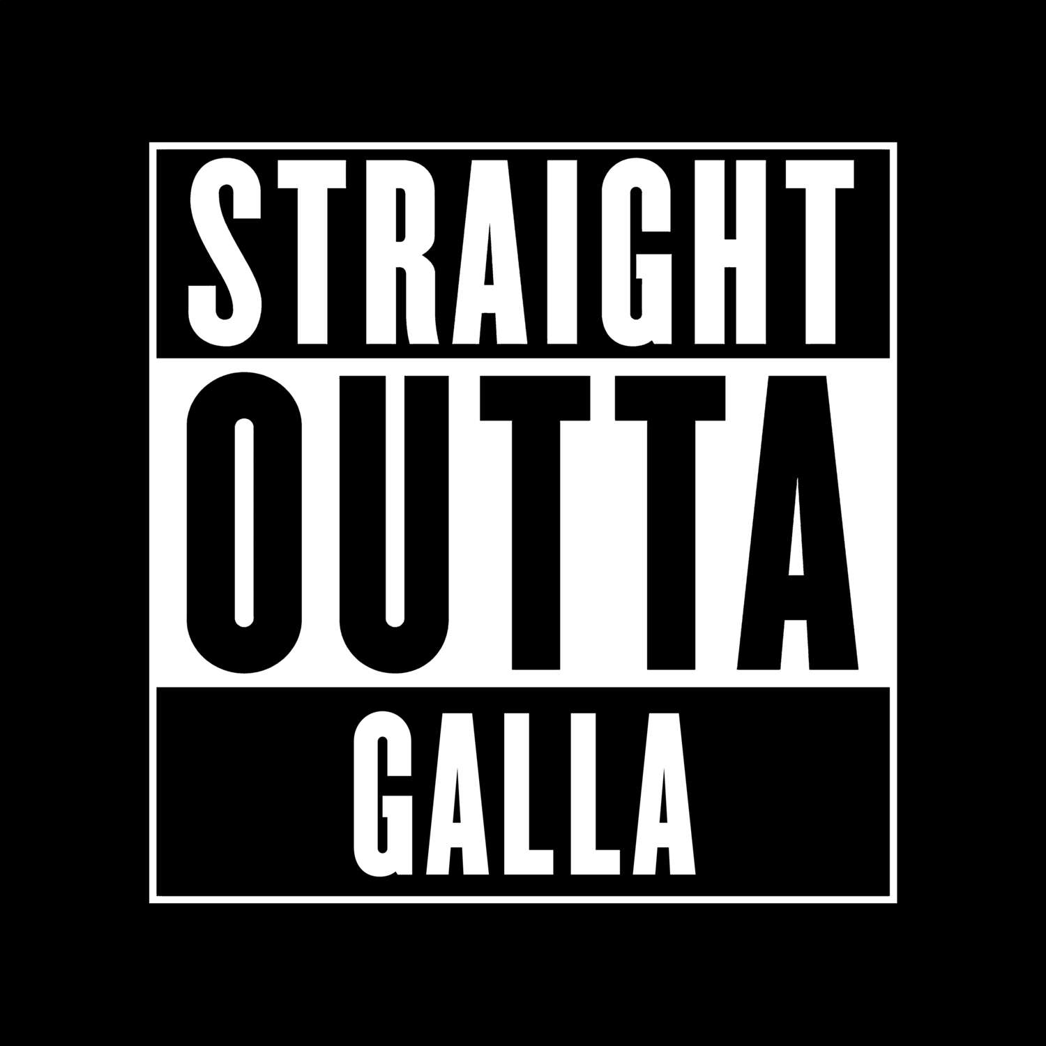 Galla T-Shirt »Straight Outta«