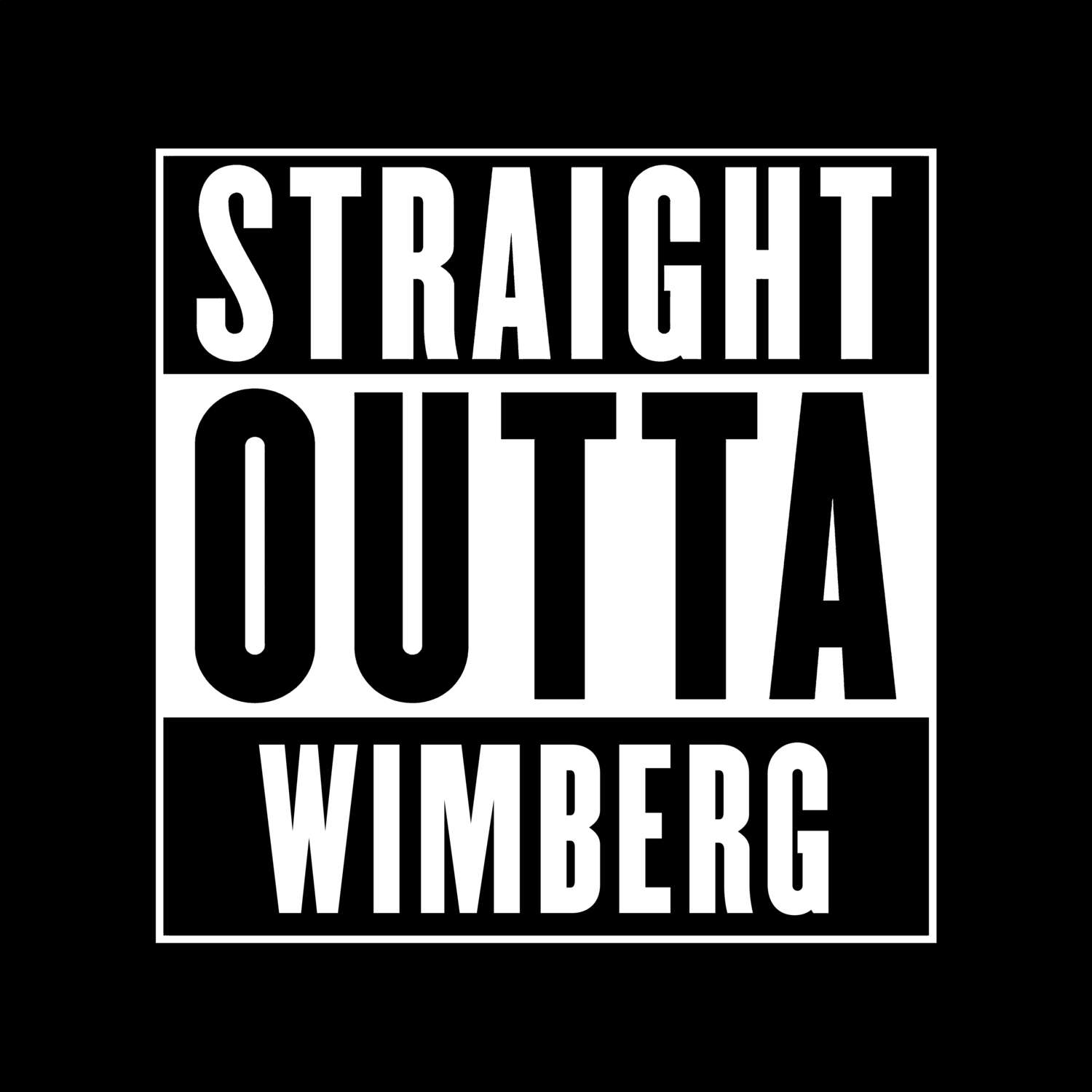 Wimberg T-Shirt »Straight Outta«