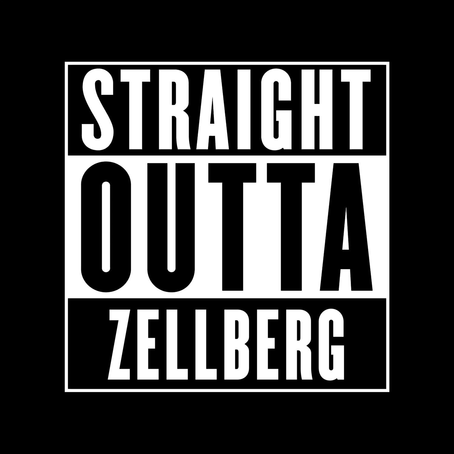Zellberg T-Shirt »Straight Outta«