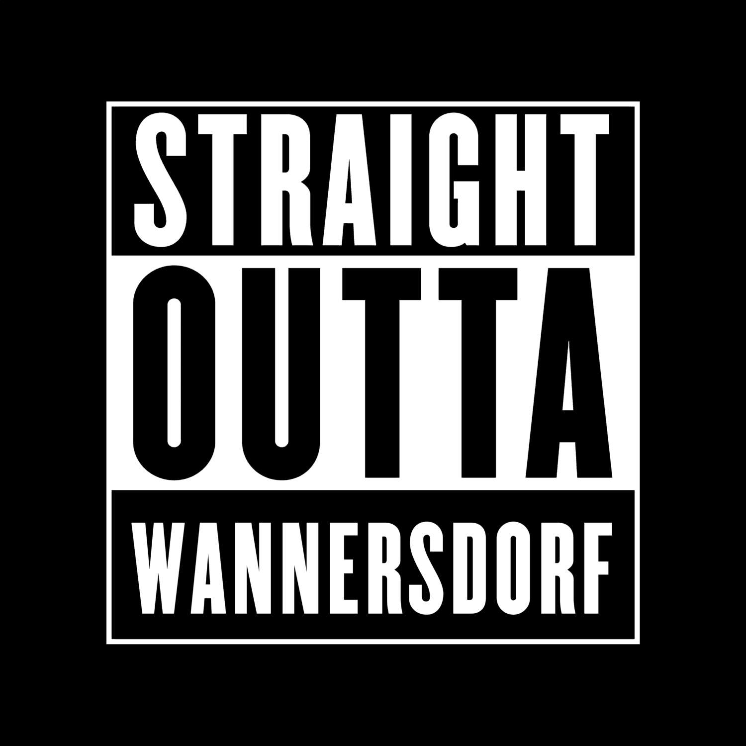 Wannersdorf T-Shirt »Straight Outta«
