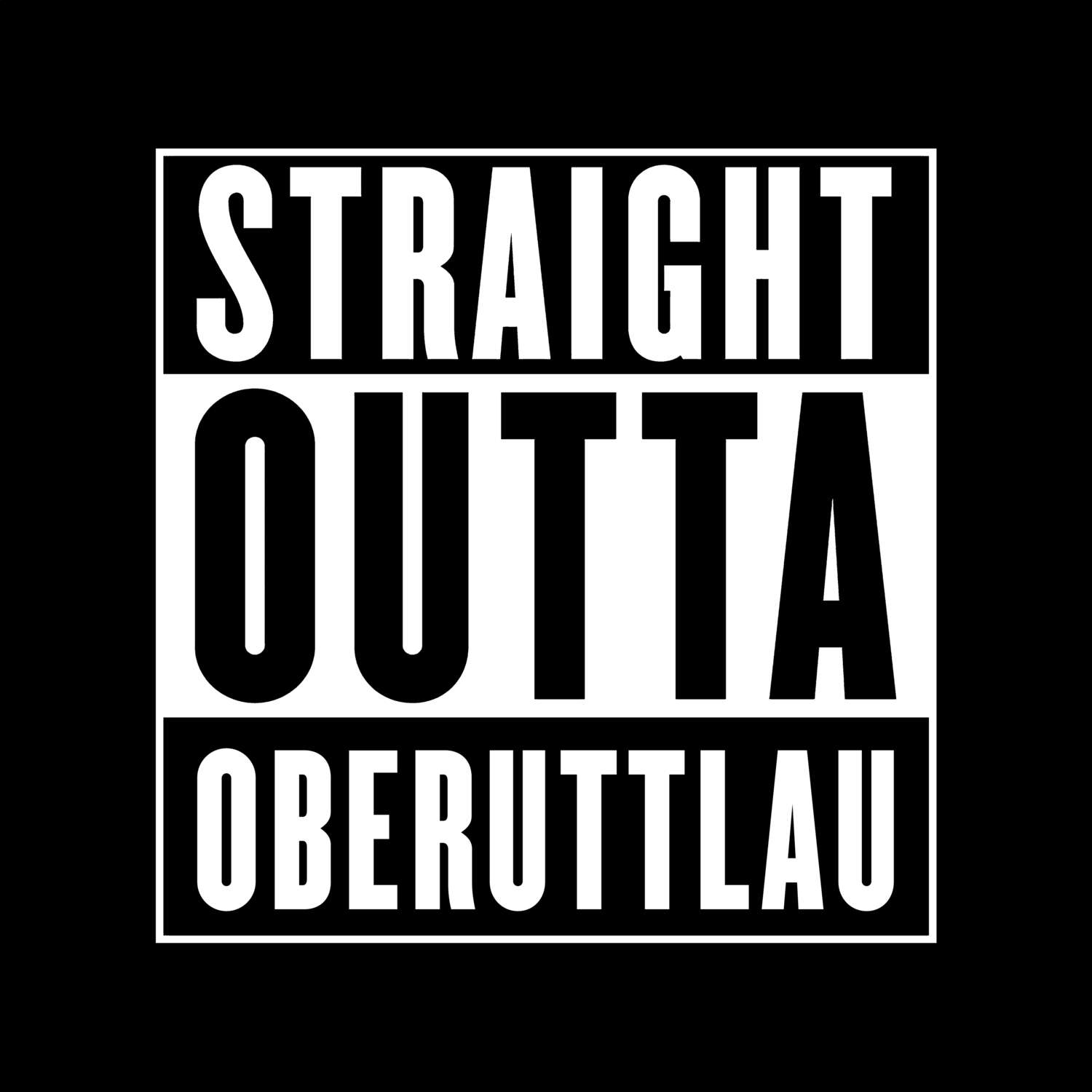 Oberuttlau T-Shirt »Straight Outta«