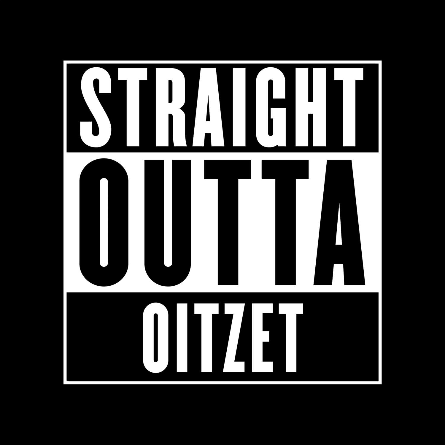 Oitzet T-Shirt »Straight Outta«