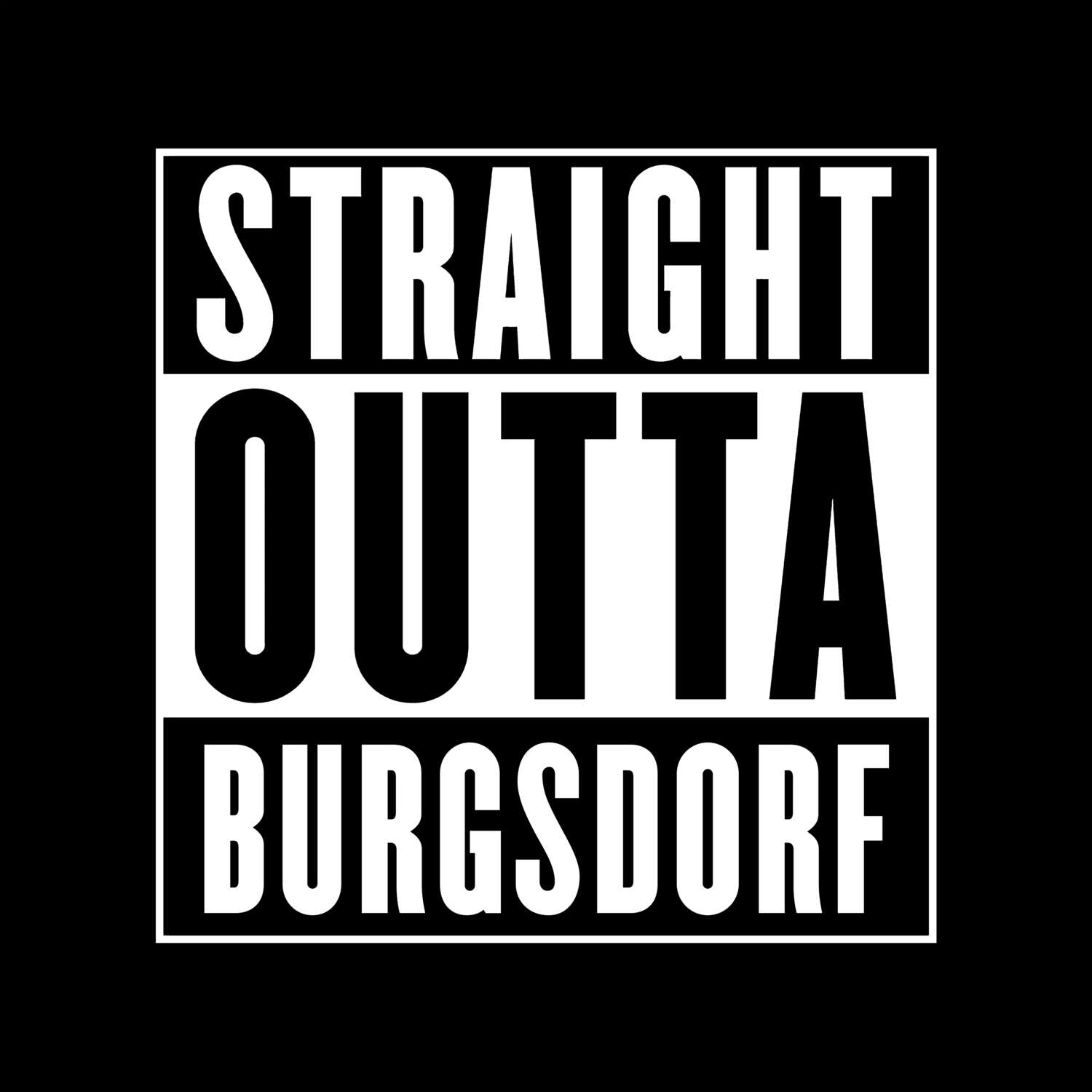 Burgsdorf T-Shirt »Straight Outta«