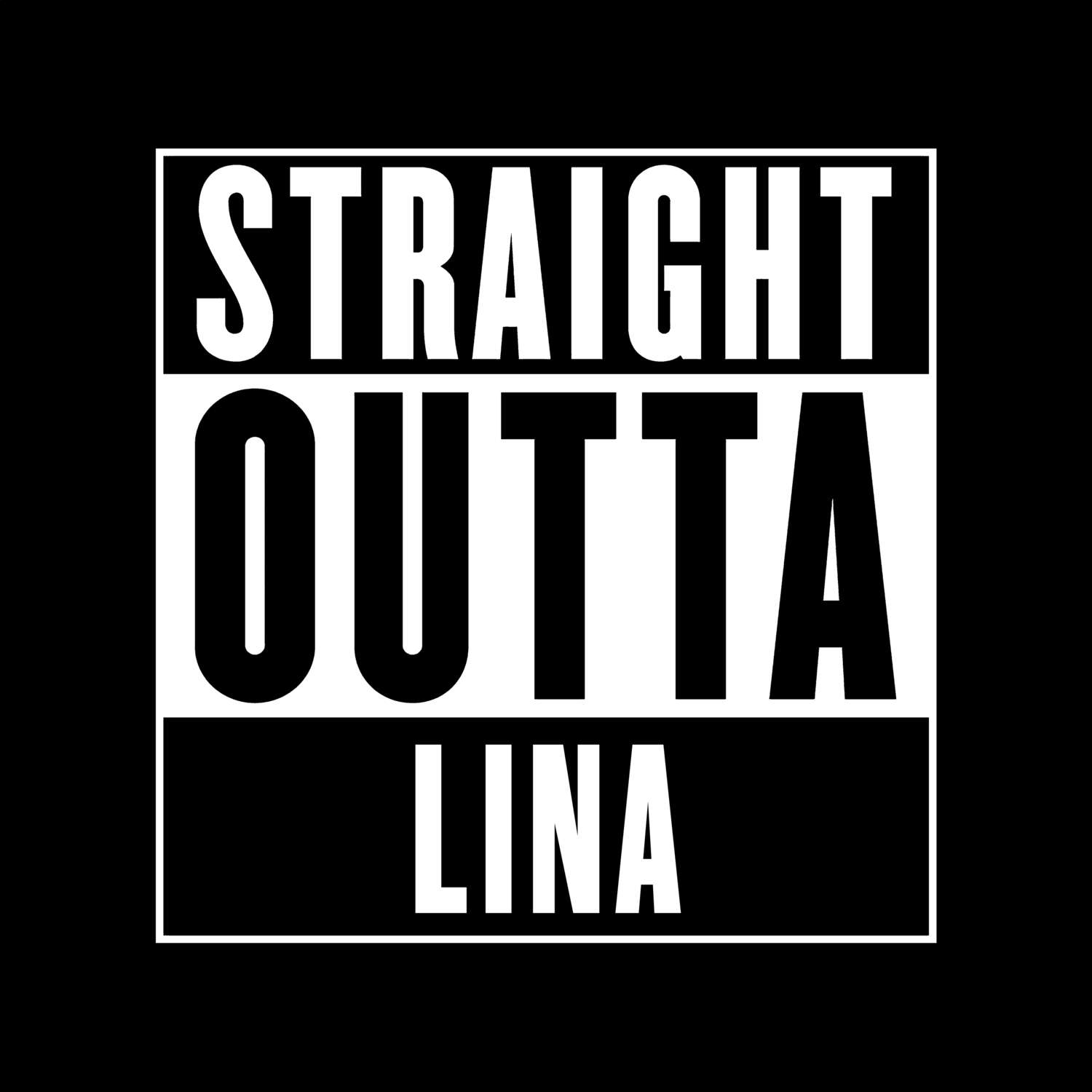 Lina T-Shirt »Straight Outta«