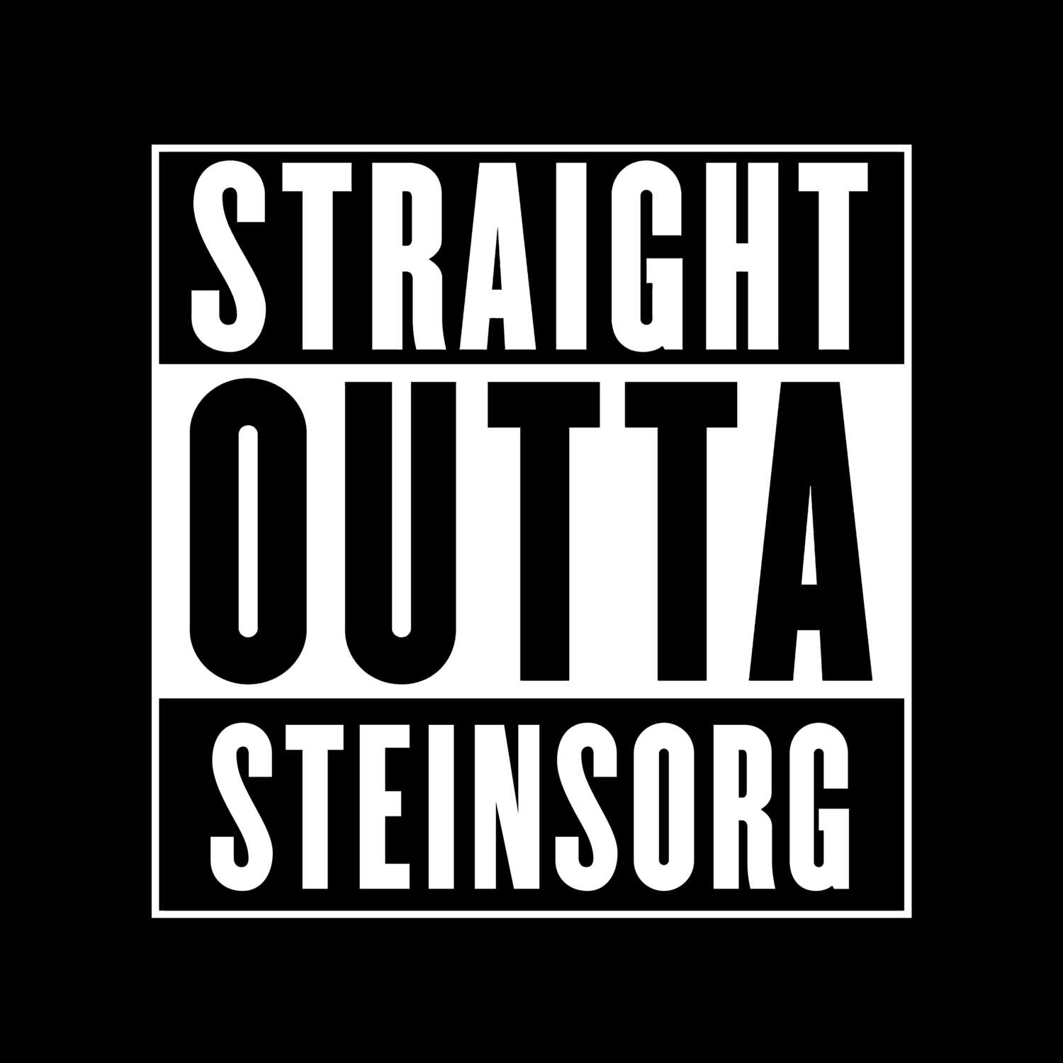 Steinsorg T-Shirt »Straight Outta«