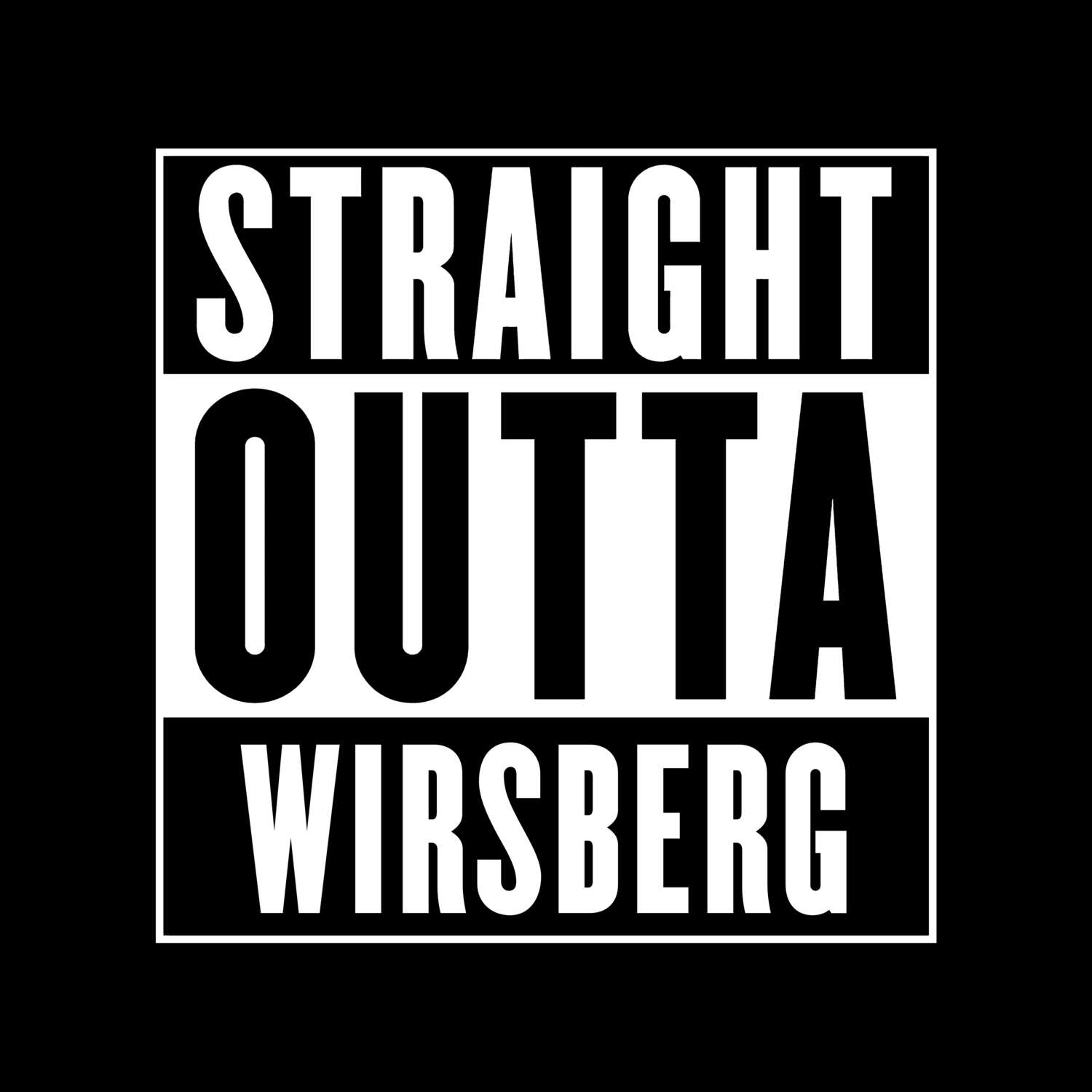 Wirsberg T-Shirt »Straight Outta«