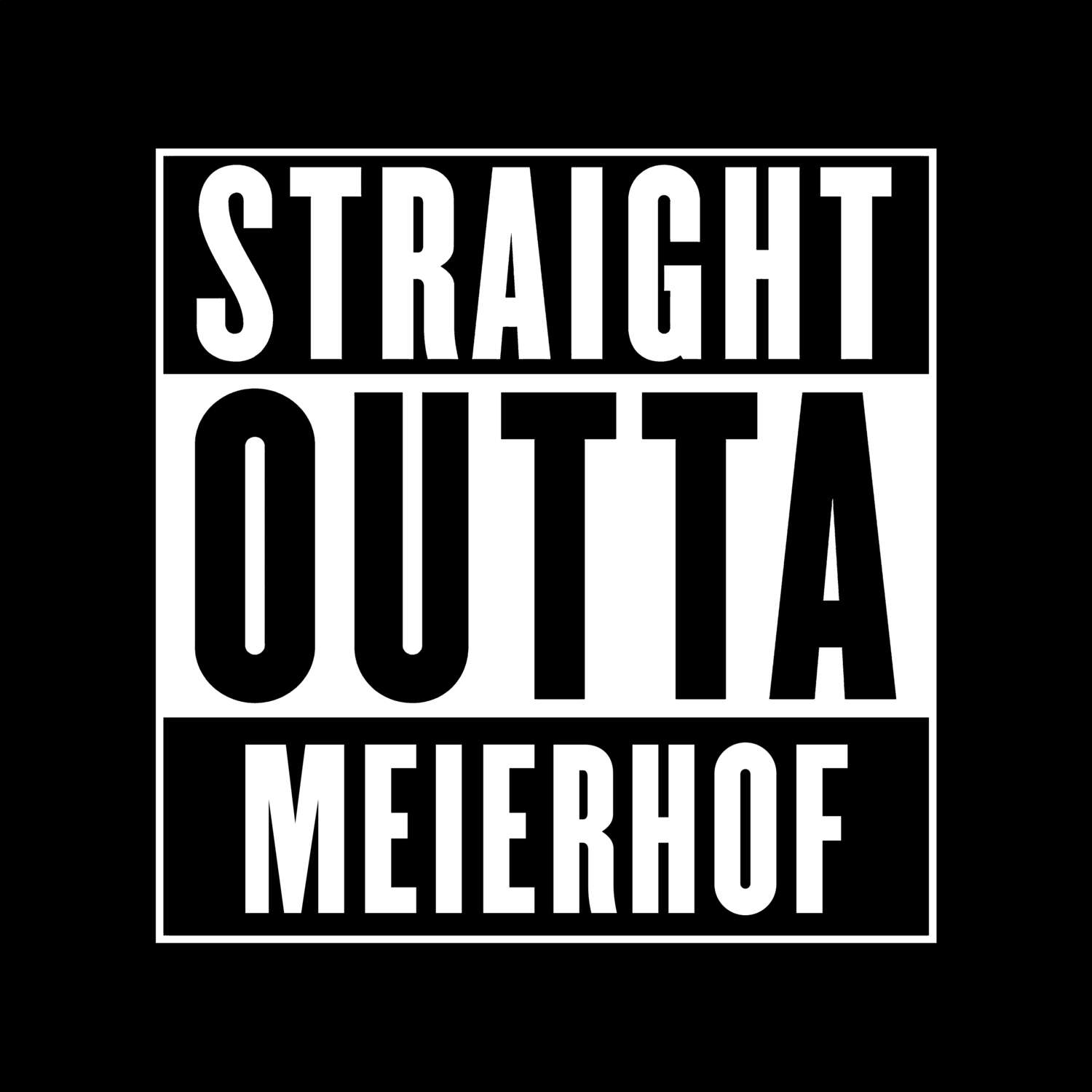 Meierhof T-Shirt »Straight Outta«