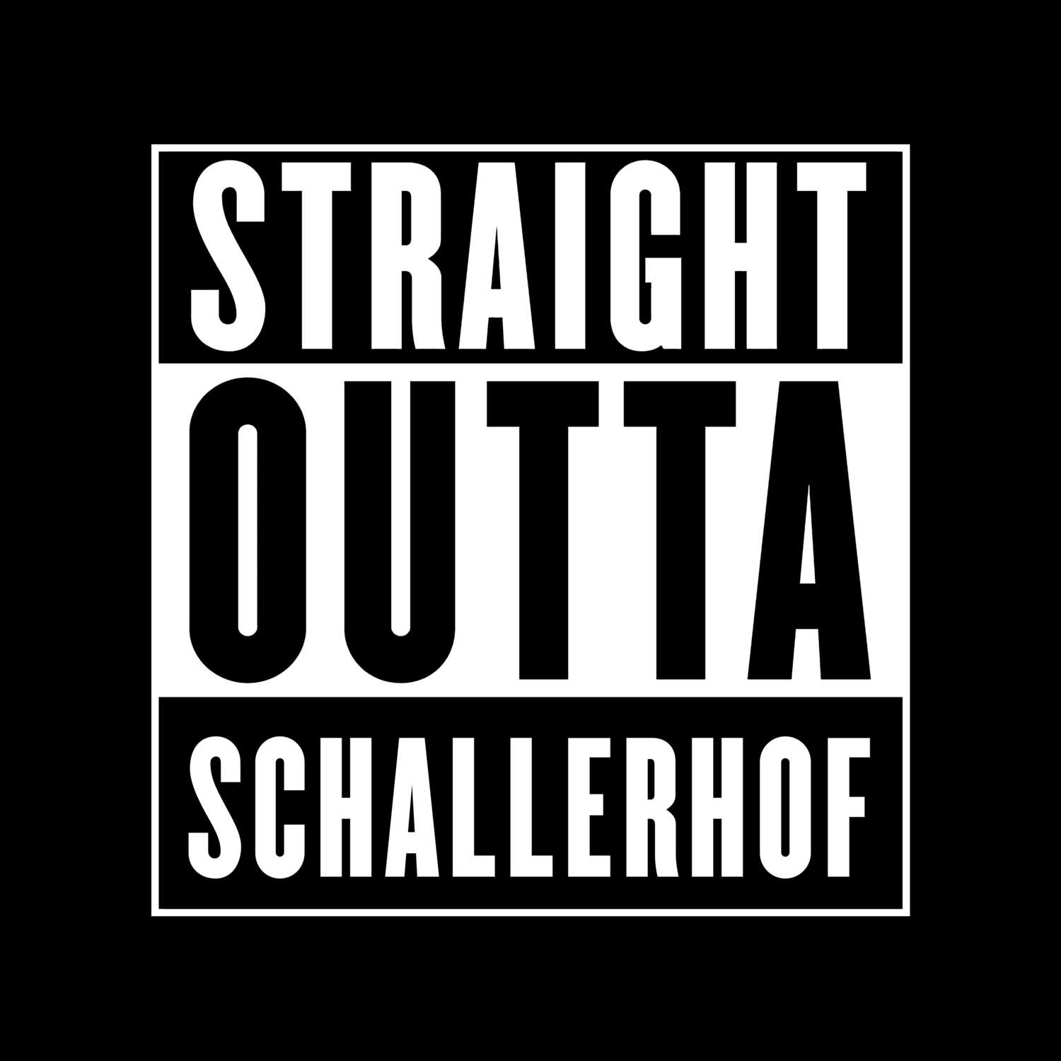 Schallerhof T-Shirt »Straight Outta«