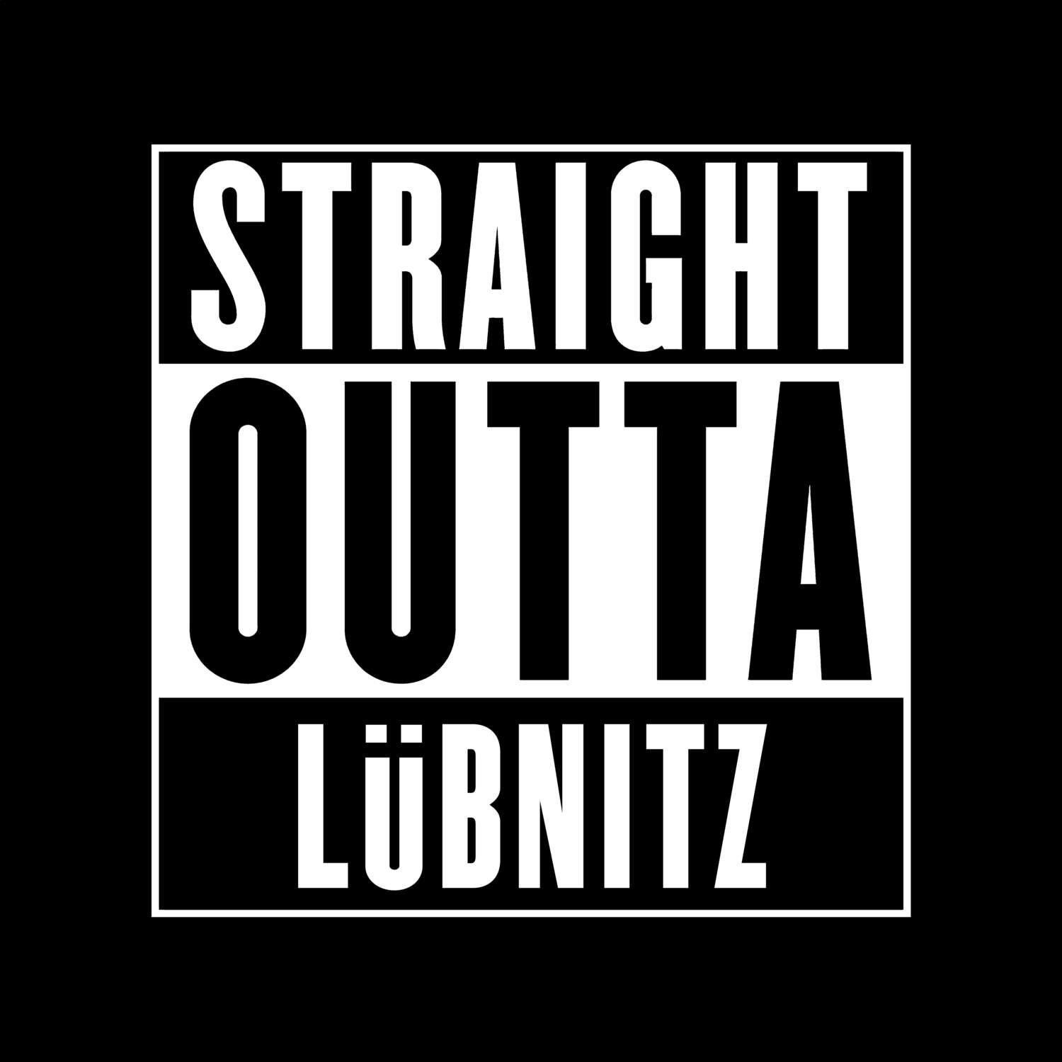 Lübnitz T-Shirt »Straight Outta«