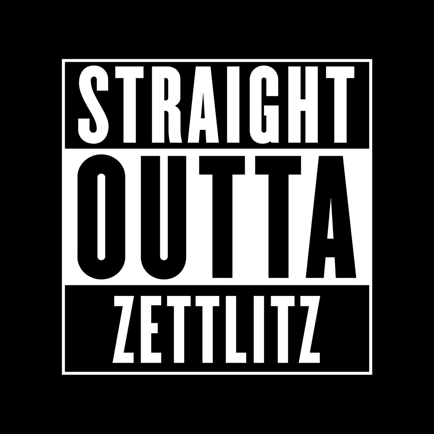 Zettlitz T-Shirt »Straight Outta«