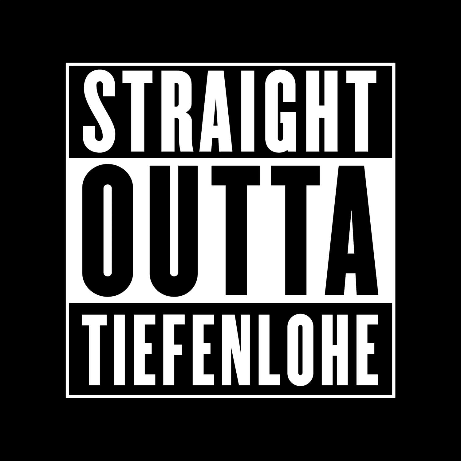 Tiefenlohe T-Shirt »Straight Outta«