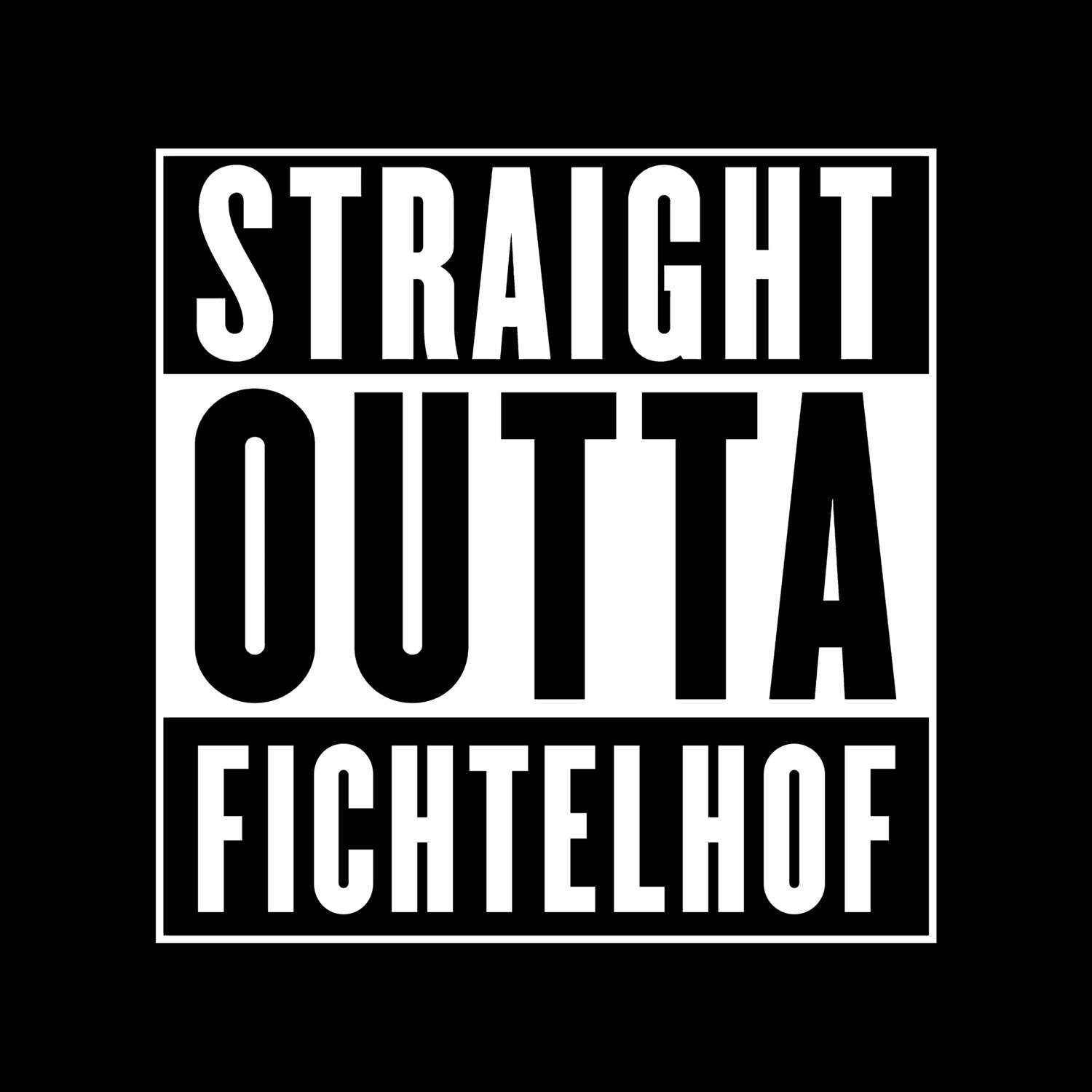 Fichtelhof T-Shirt »Straight Outta«