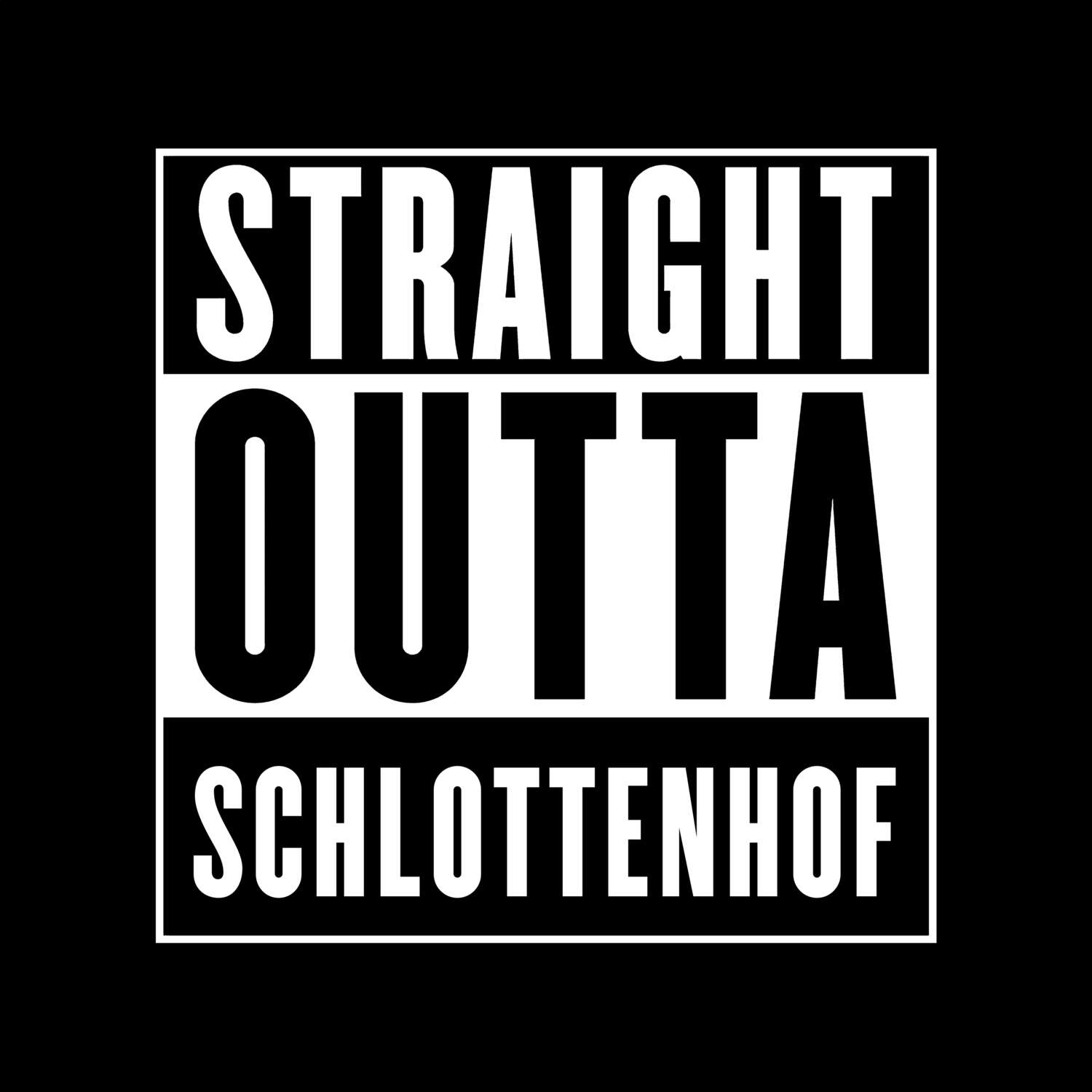 Schlottenhof T-Shirt »Straight Outta«