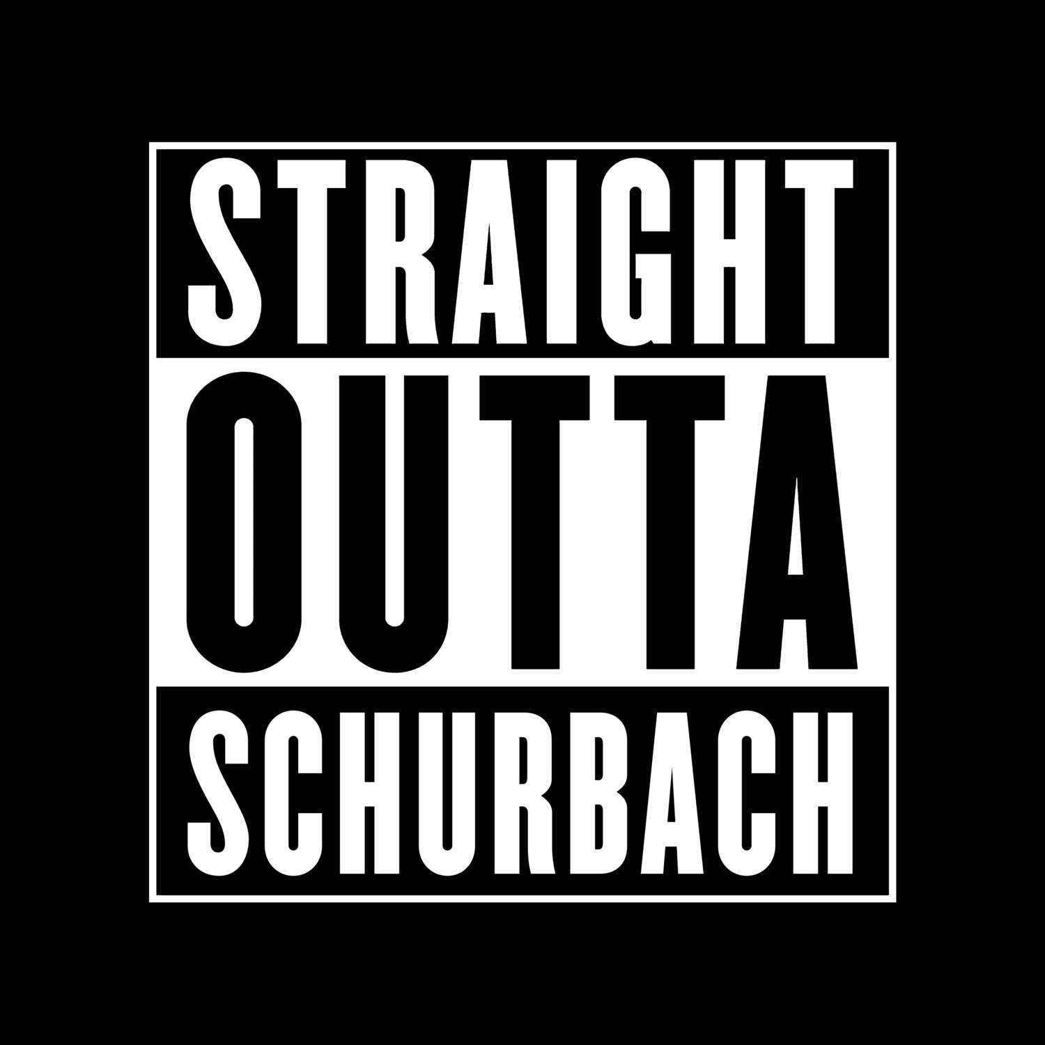 Schurbach T-Shirt »Straight Outta«