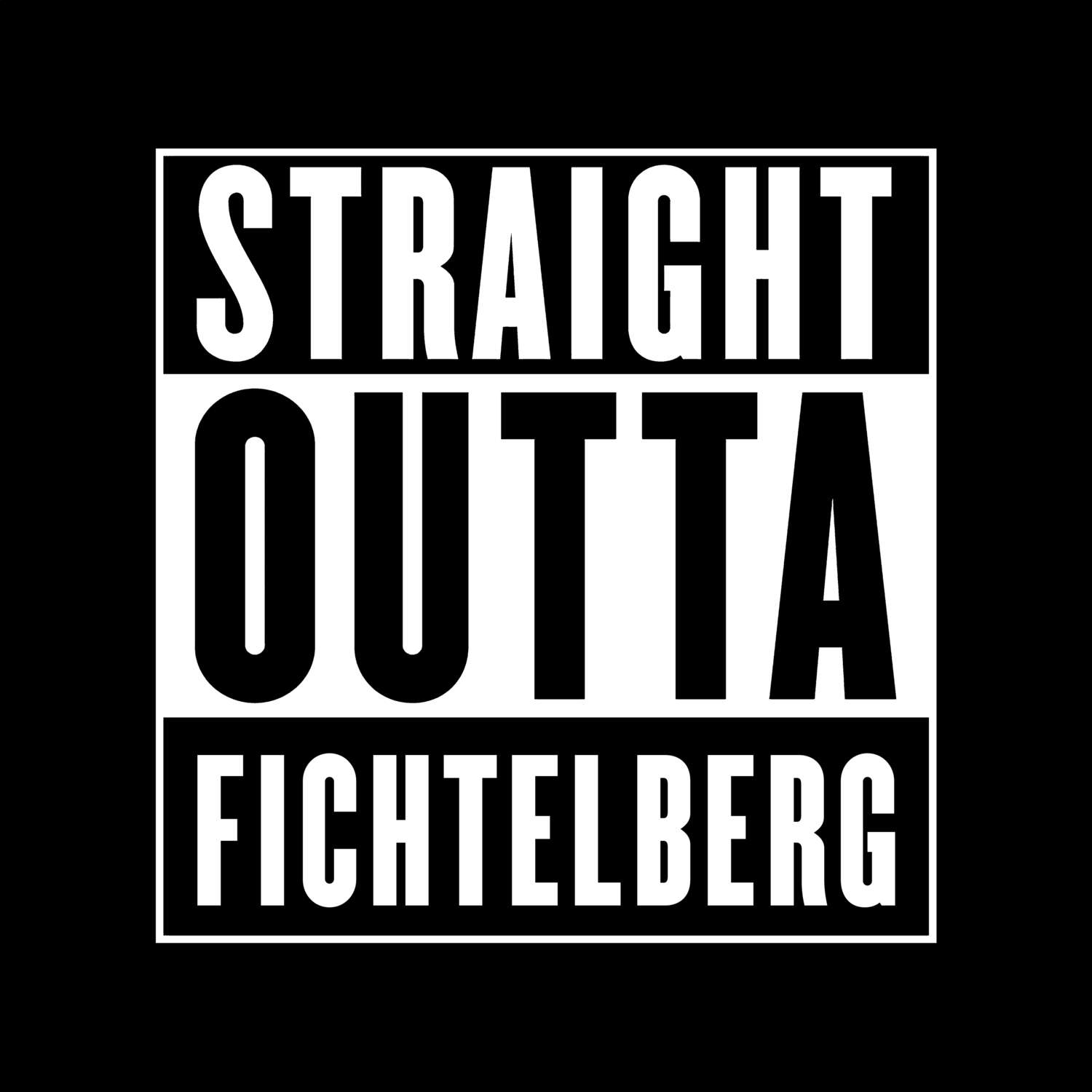 Fichtelberg T-Shirt »Straight Outta«