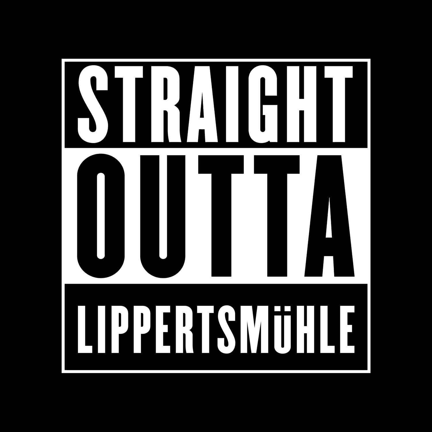 Lippertsmühle T-Shirt »Straight Outta«