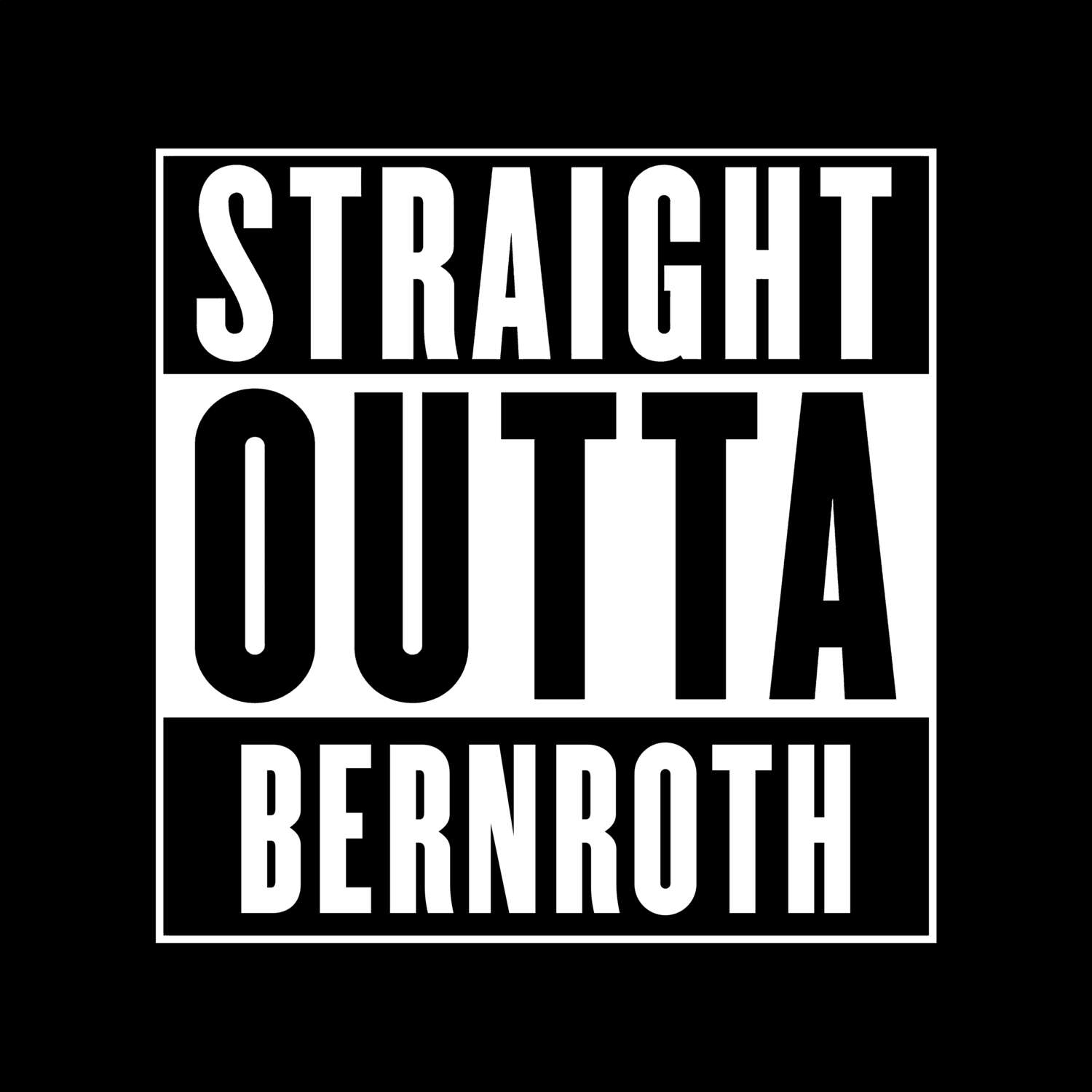 Bernroth T-Shirt »Straight Outta«