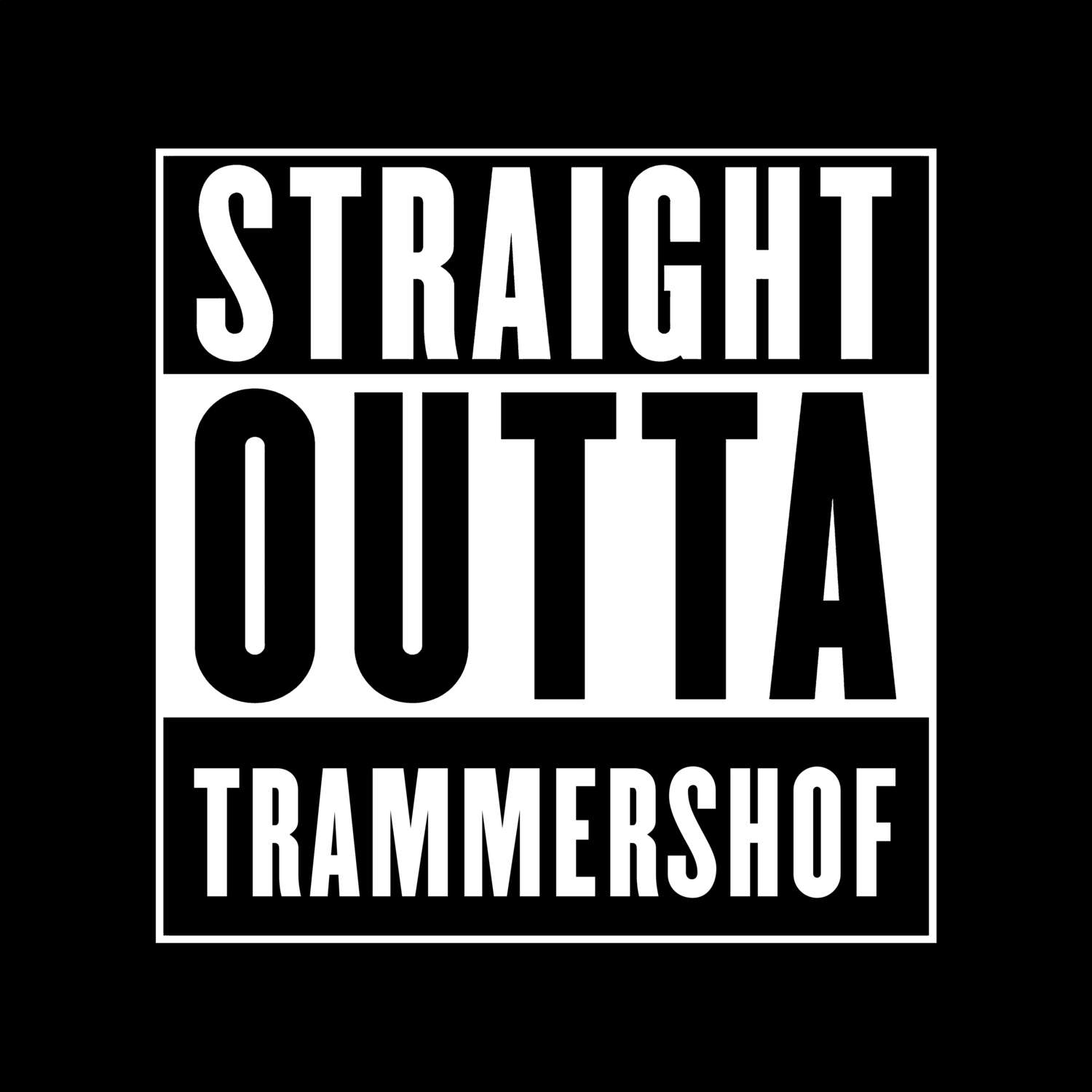 Trammershof T-Shirt »Straight Outta«