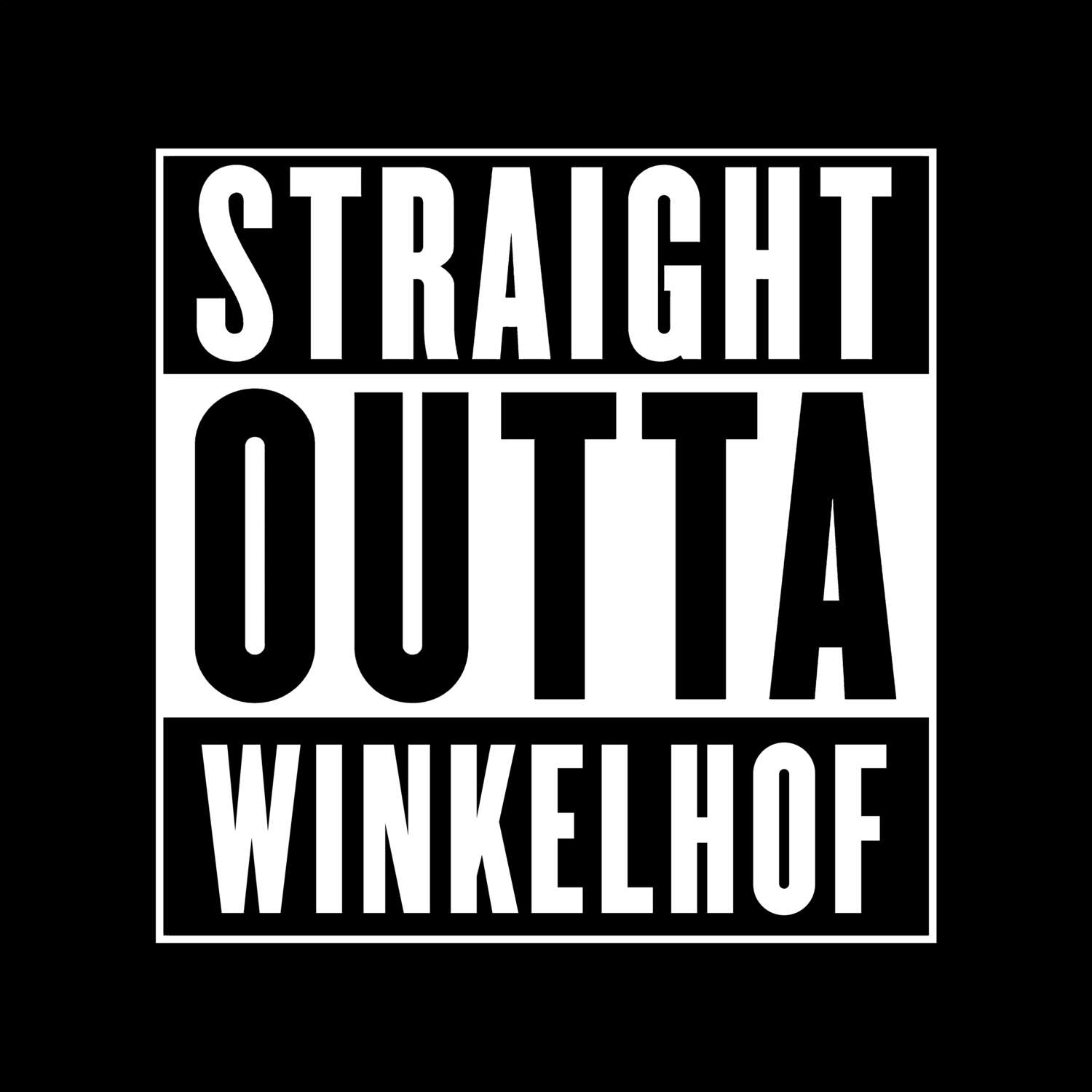 Winkelhof T-Shirt »Straight Outta«