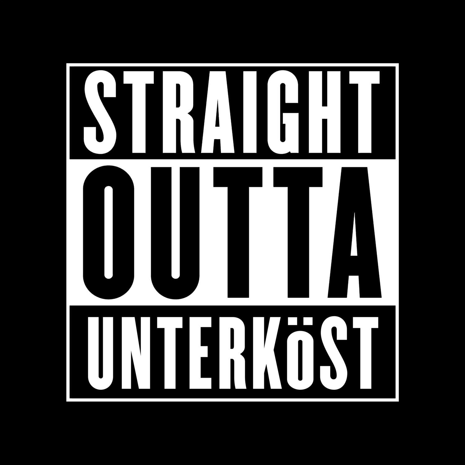 Unterköst T-Shirt »Straight Outta«