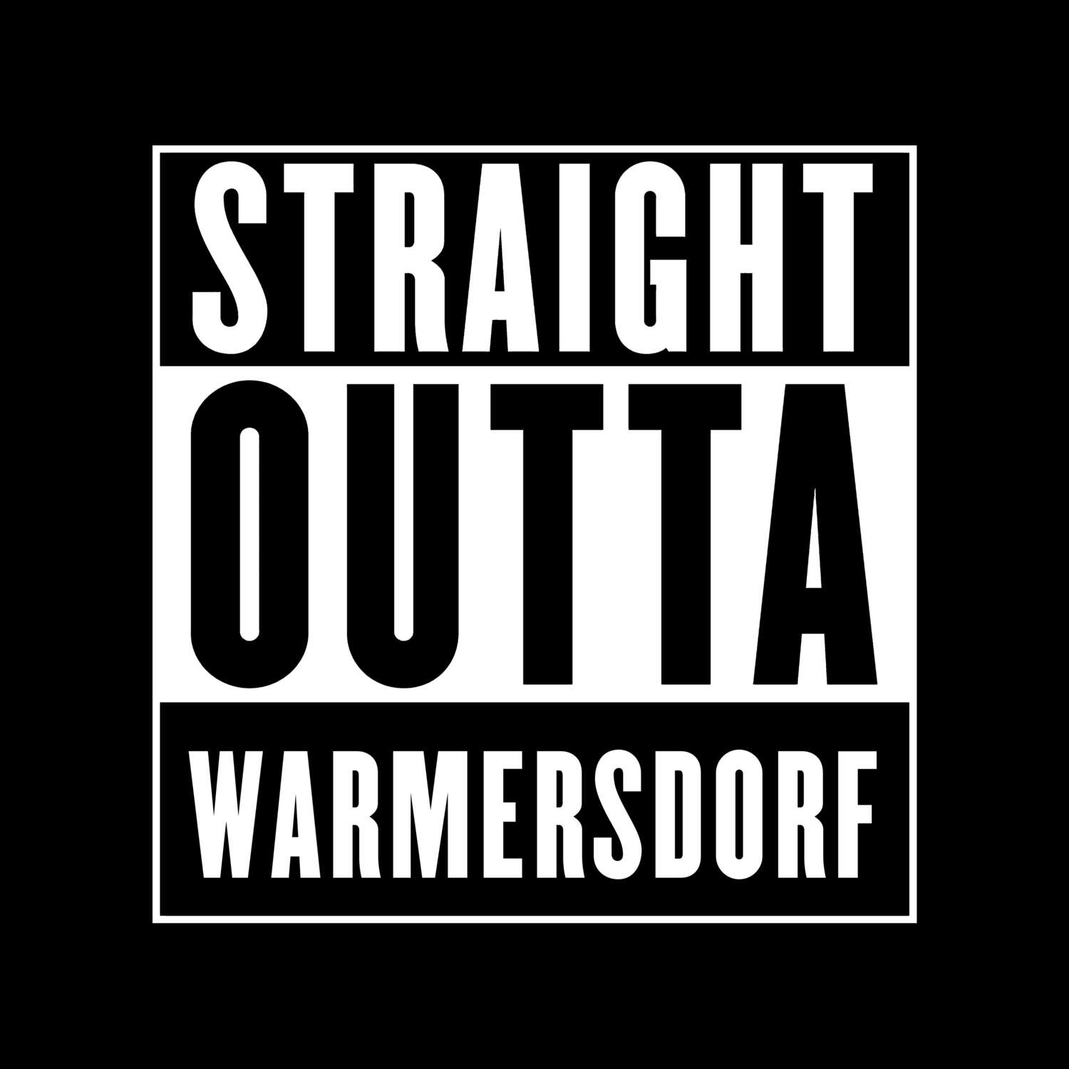 Warmersdorf T-Shirt »Straight Outta«