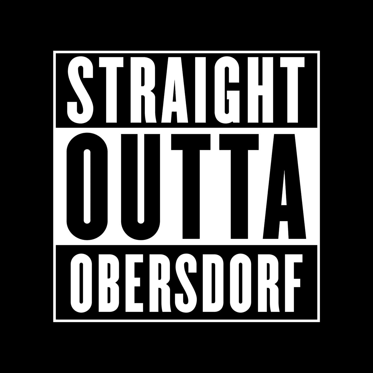 Obersdorf T-Shirt »Straight Outta«