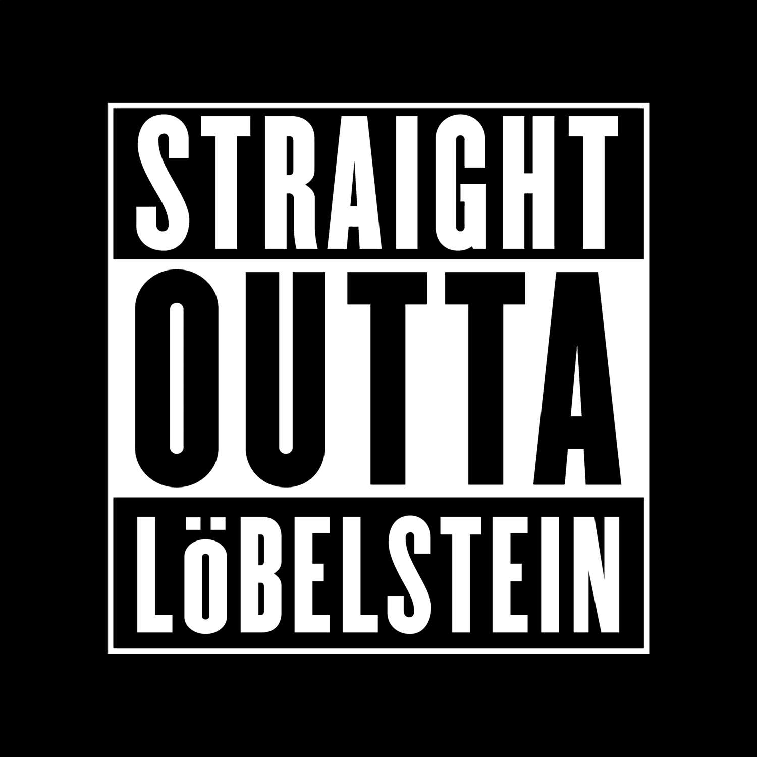 Löbelstein T-Shirt »Straight Outta«