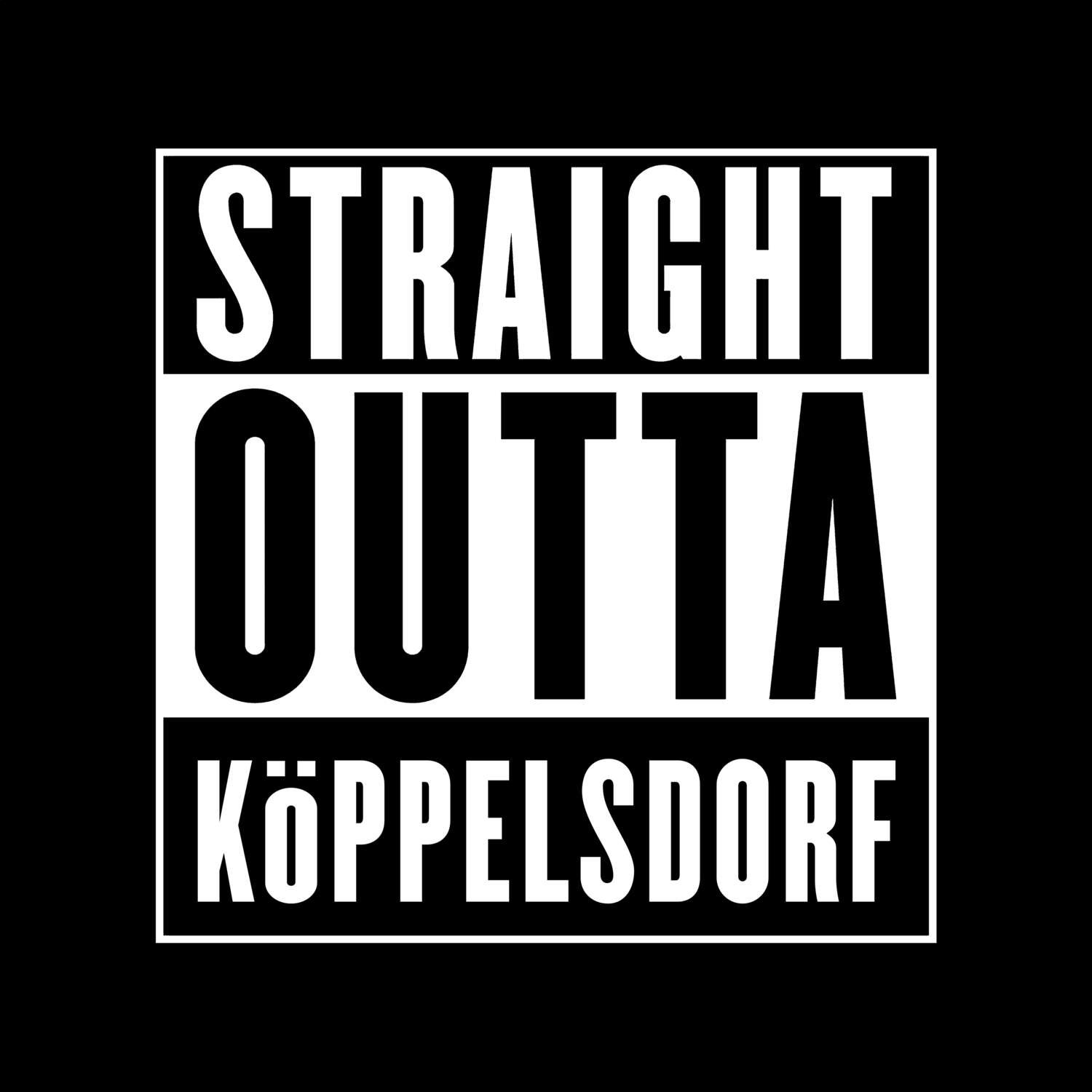 Köppelsdorf T-Shirt »Straight Outta«