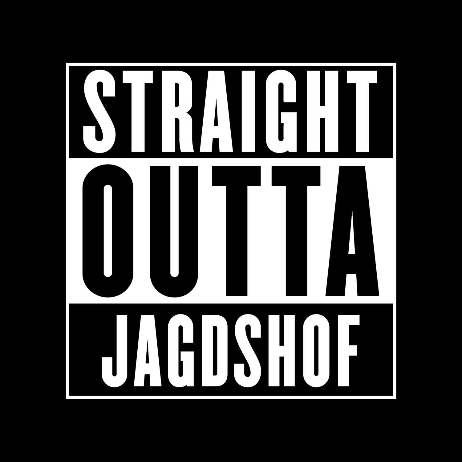 Jagdshof T-Shirt »Straight Outta«