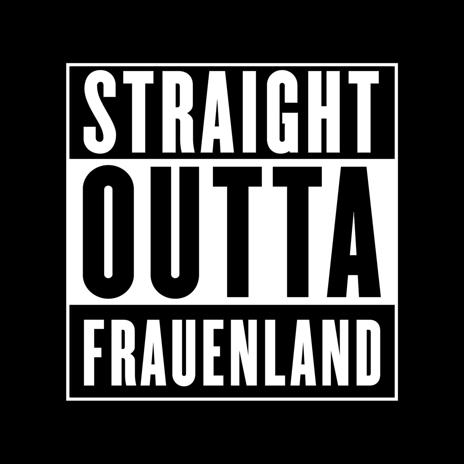 Frauenland T-Shirt »Straight Outta«