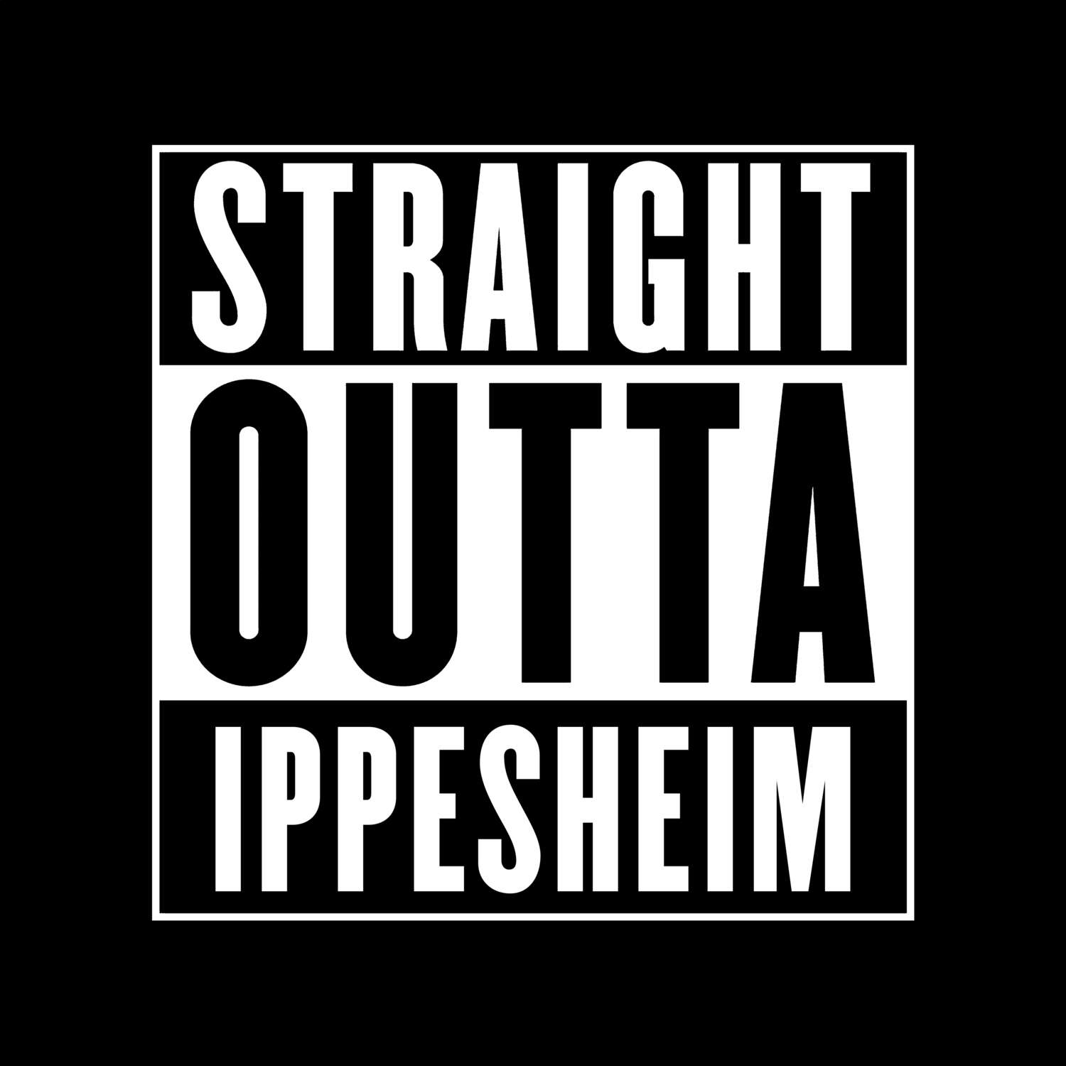 Ippesheim T-Shirt »Straight Outta«