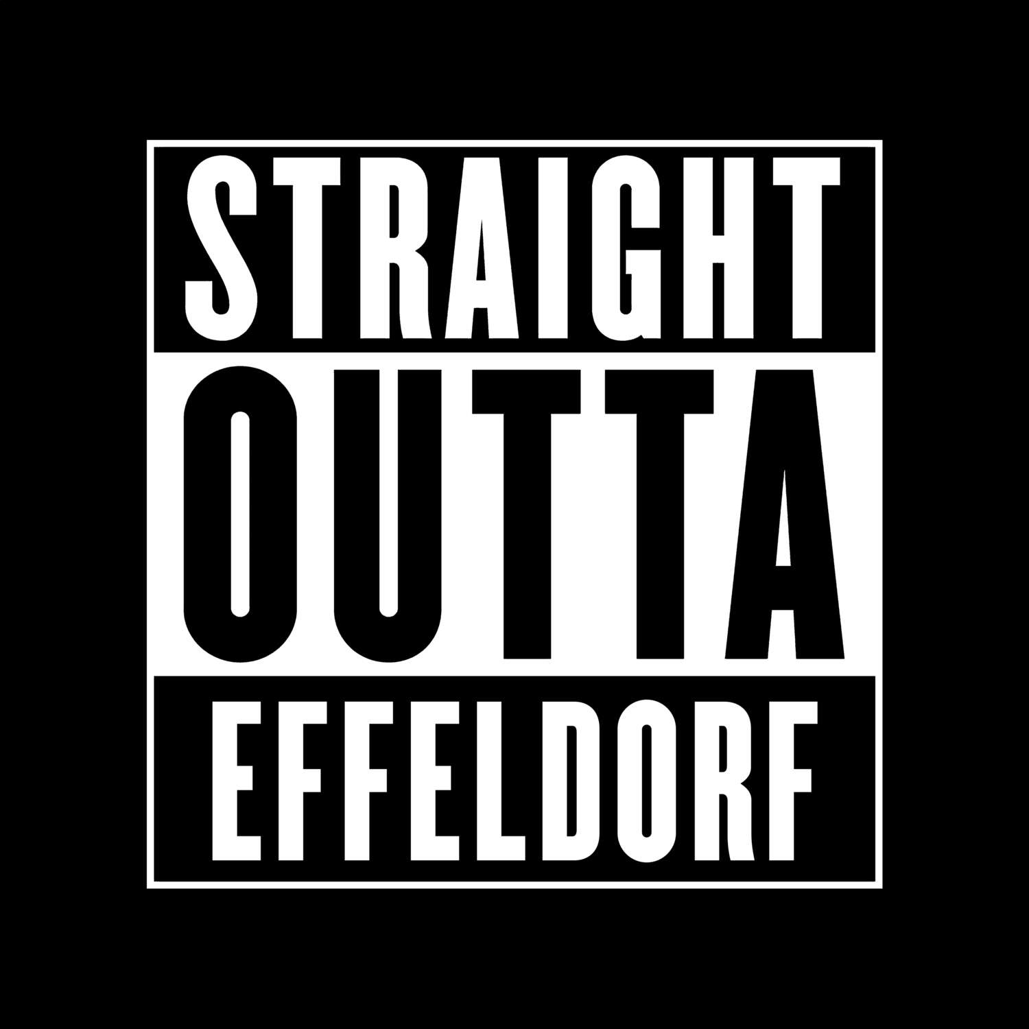 Effeldorf T-Shirt »Straight Outta«