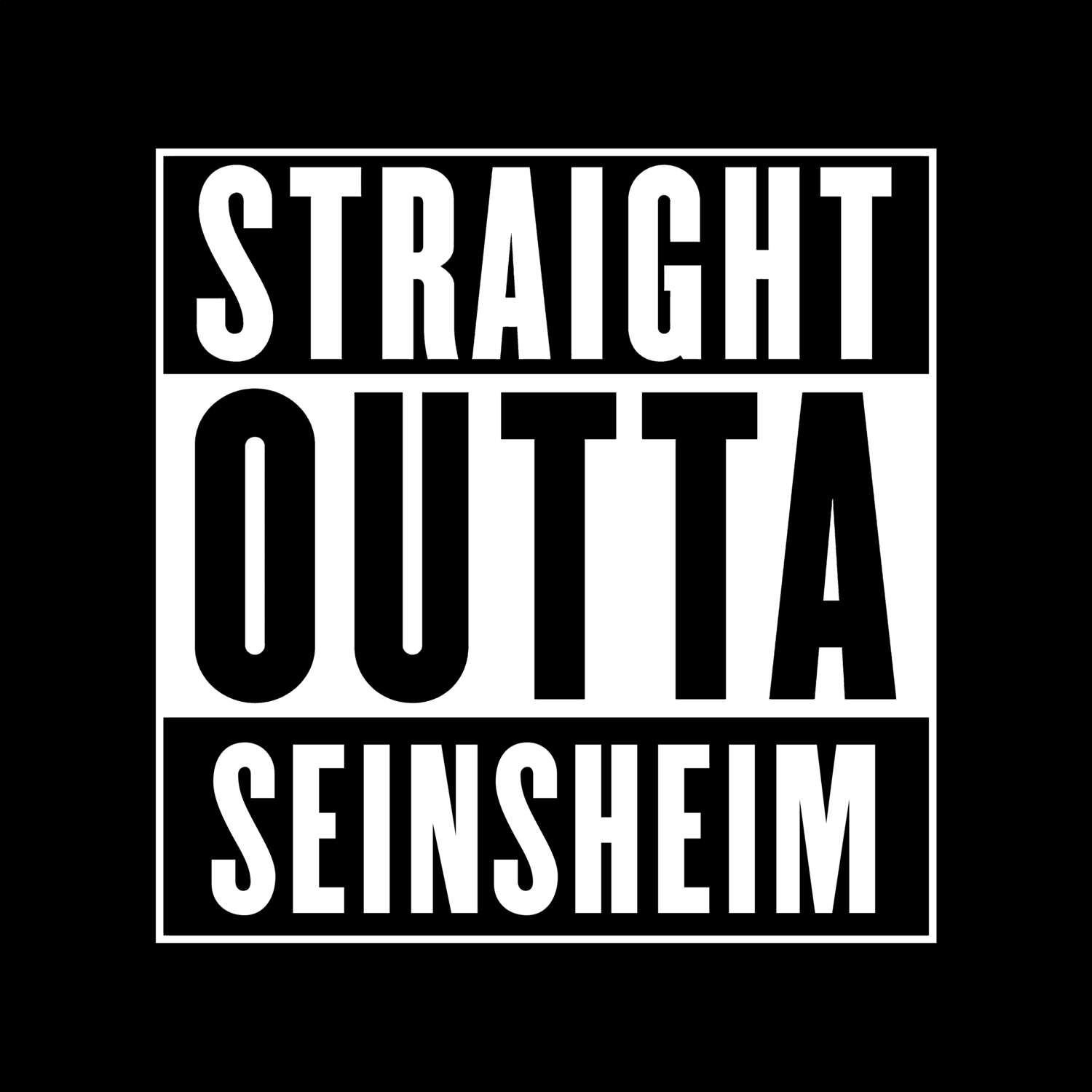 Seinsheim T-Shirt »Straight Outta«