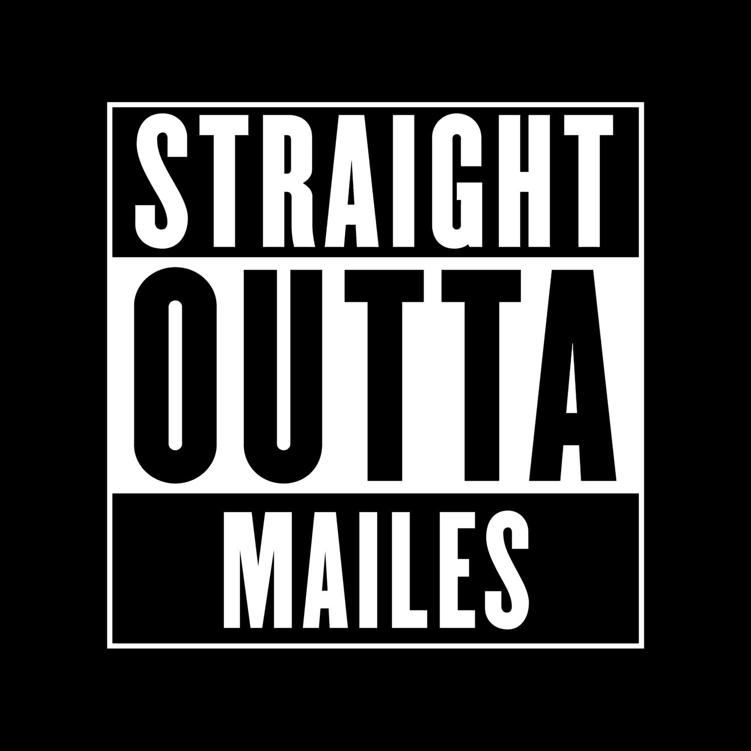 Mailes T-Shirt »Straight Outta«