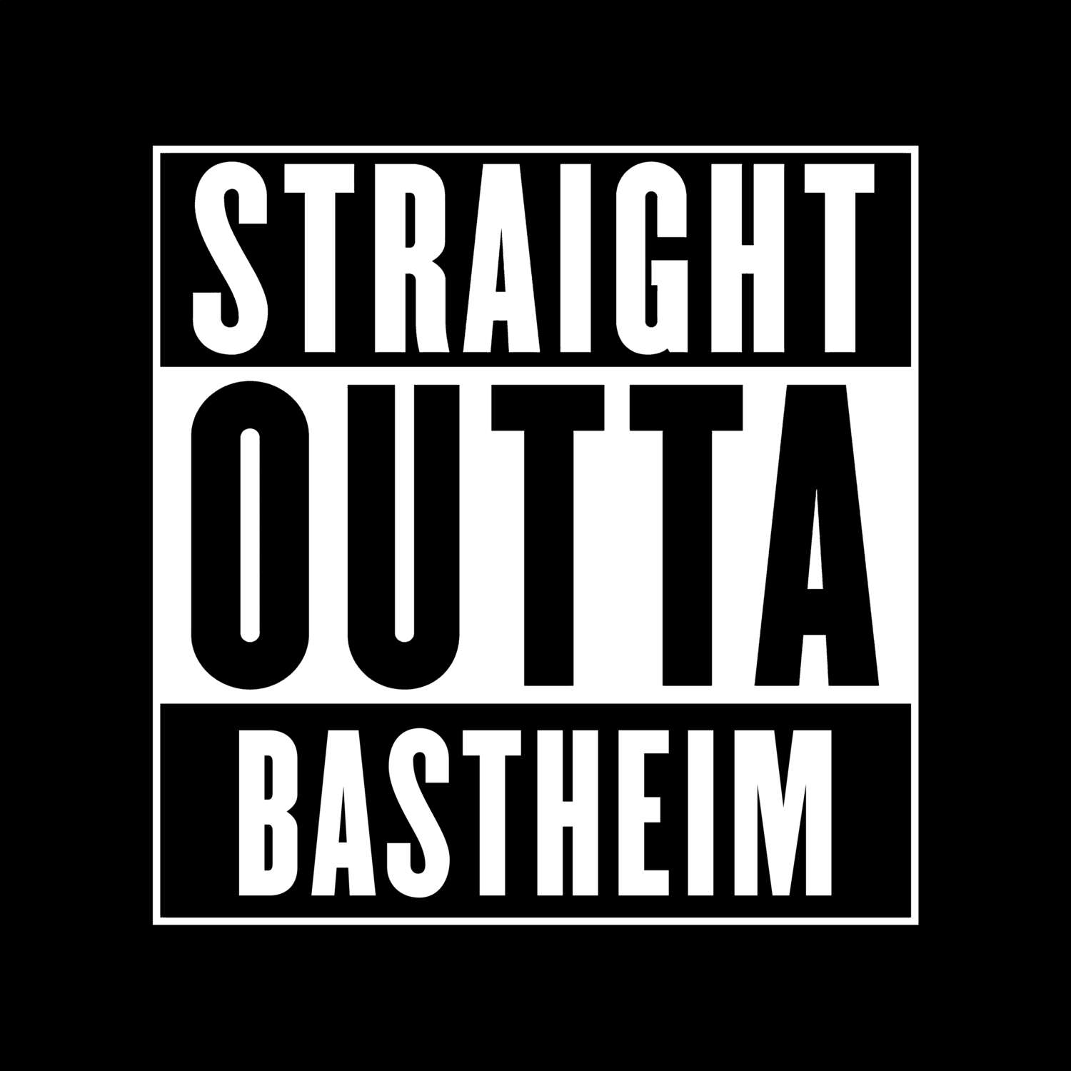Bastheim T-Shirt »Straight Outta«
