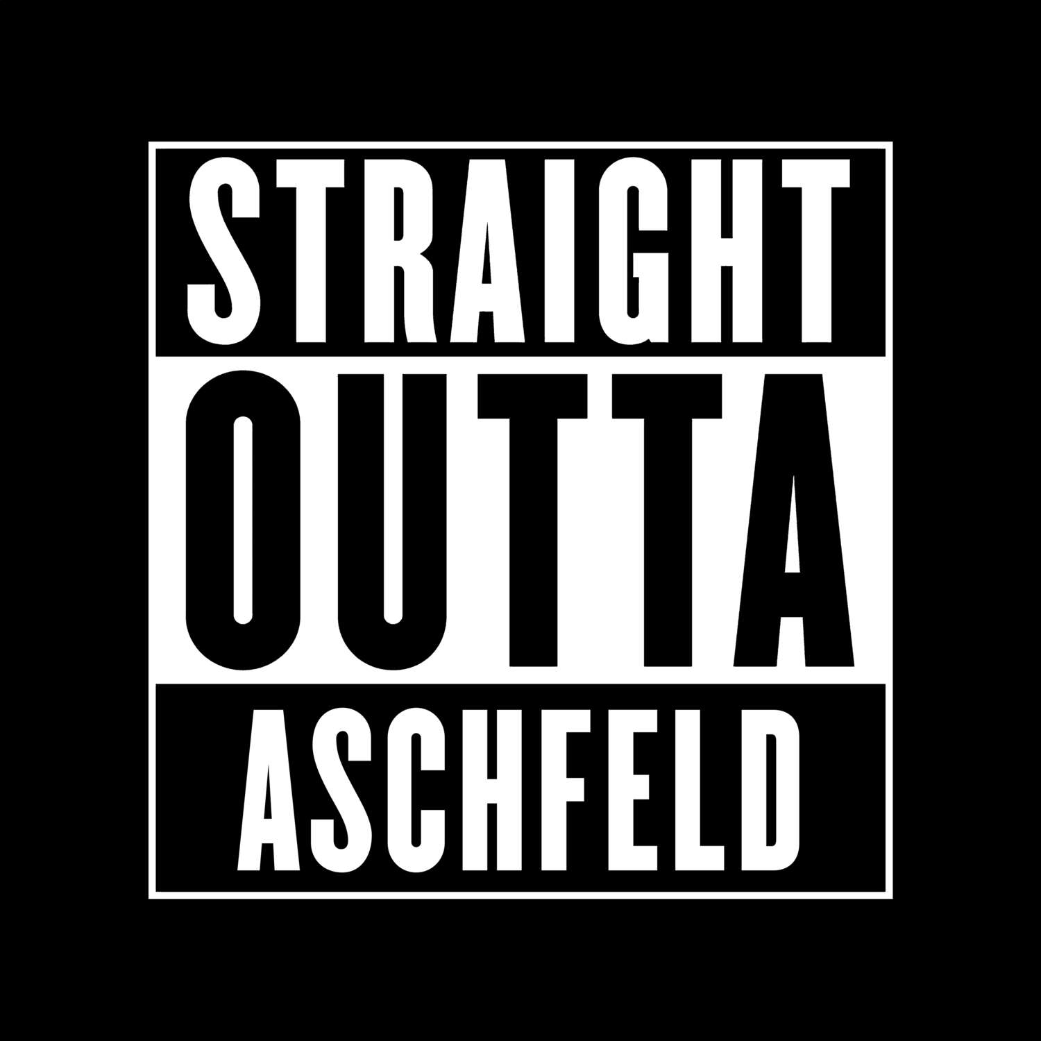 Aschfeld T-Shirt »Straight Outta«