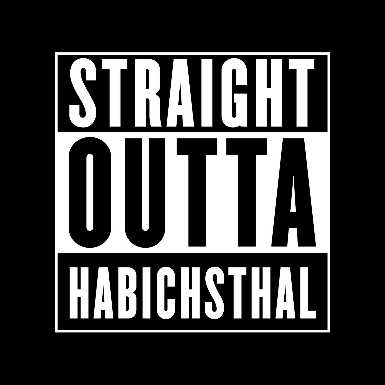 Habichsthal T-Shirt »Straight Outta«