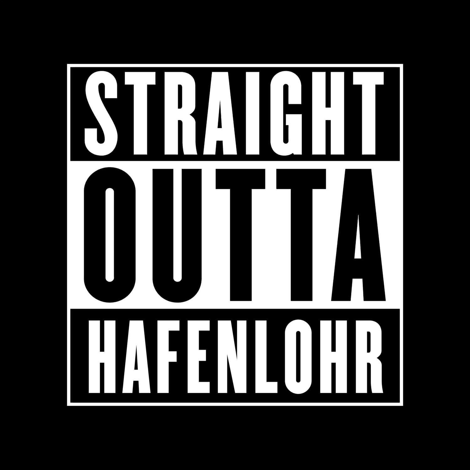 Hafenlohr T-Shirt »Straight Outta«