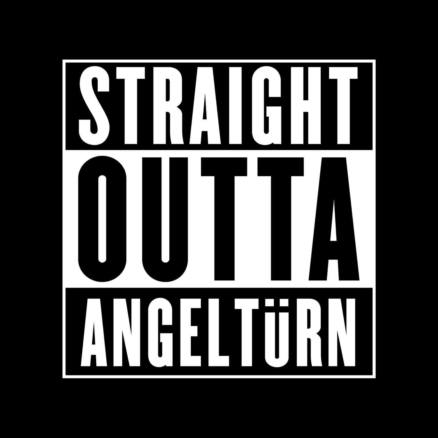 Angeltürn T-Shirt »Straight Outta«