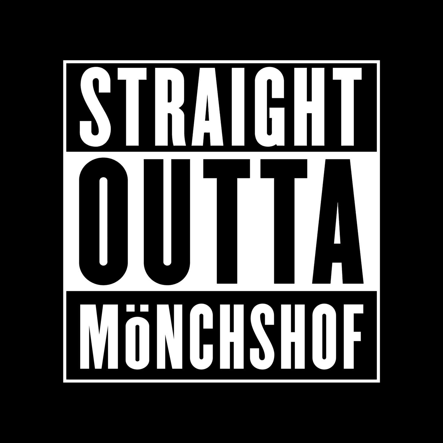 Mönchshof T-Shirt »Straight Outta«