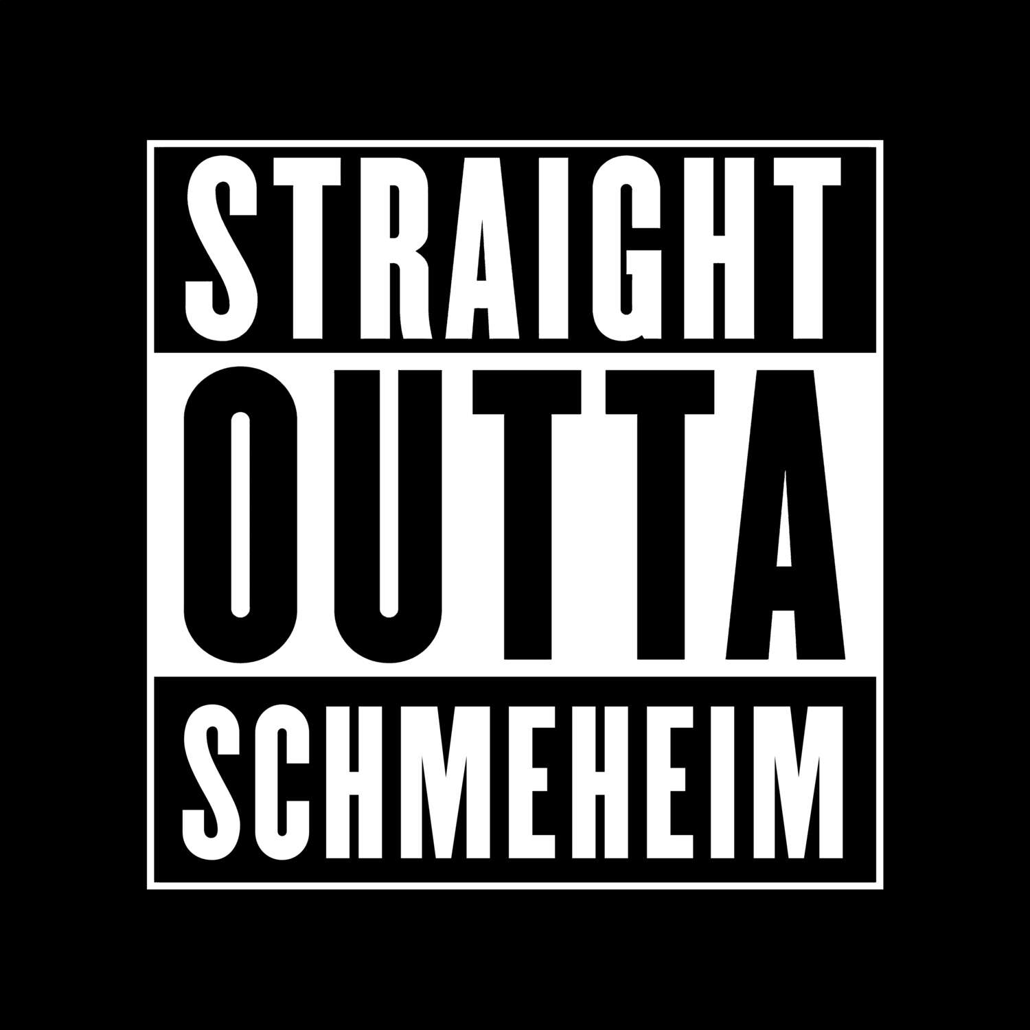 Schmeheim T-Shirt »Straight Outta«