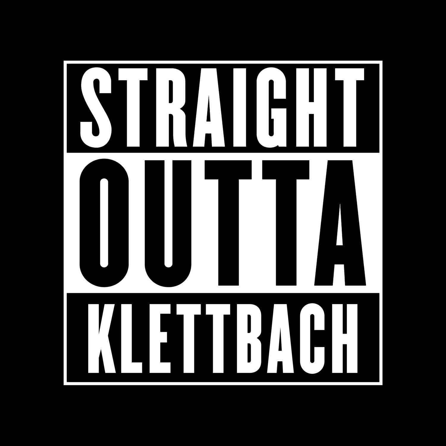 Klettbach T-Shirt »Straight Outta«