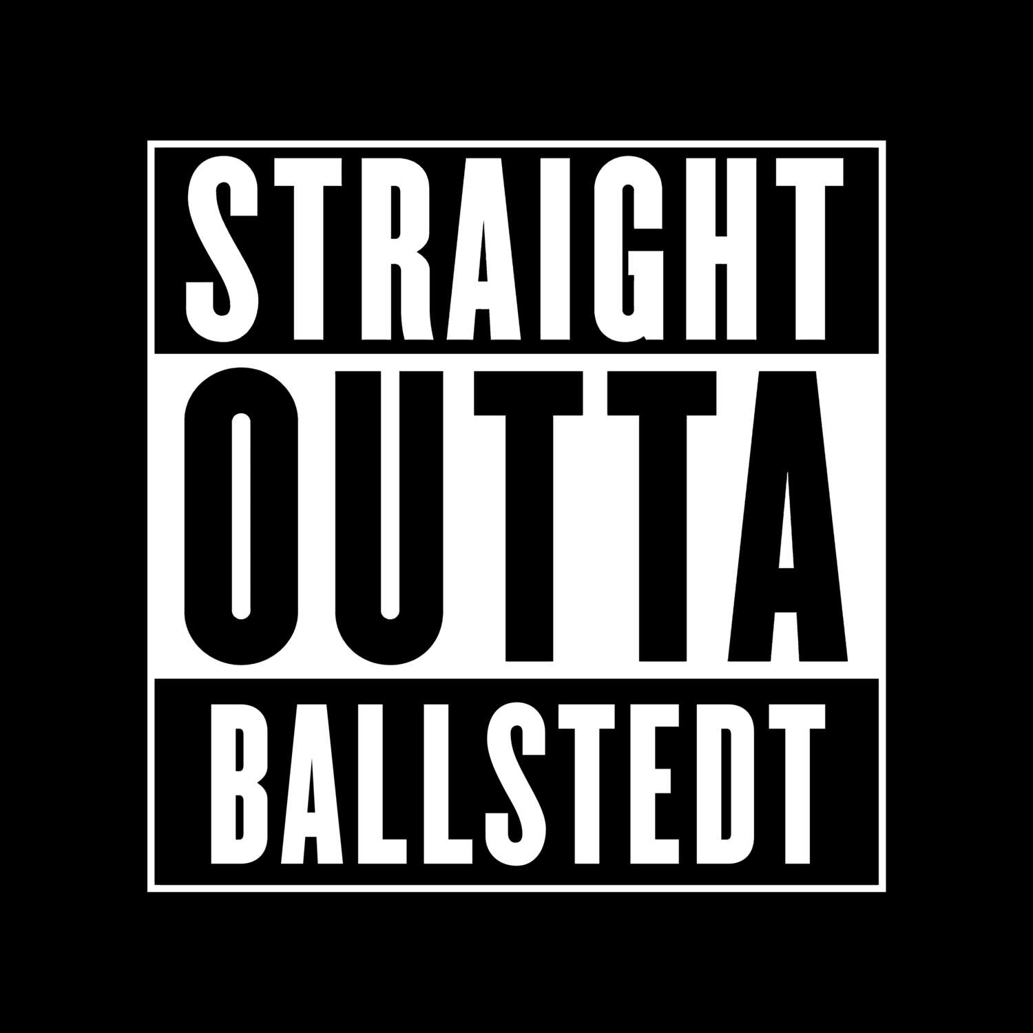 Ballstedt T-Shirt »Straight Outta«