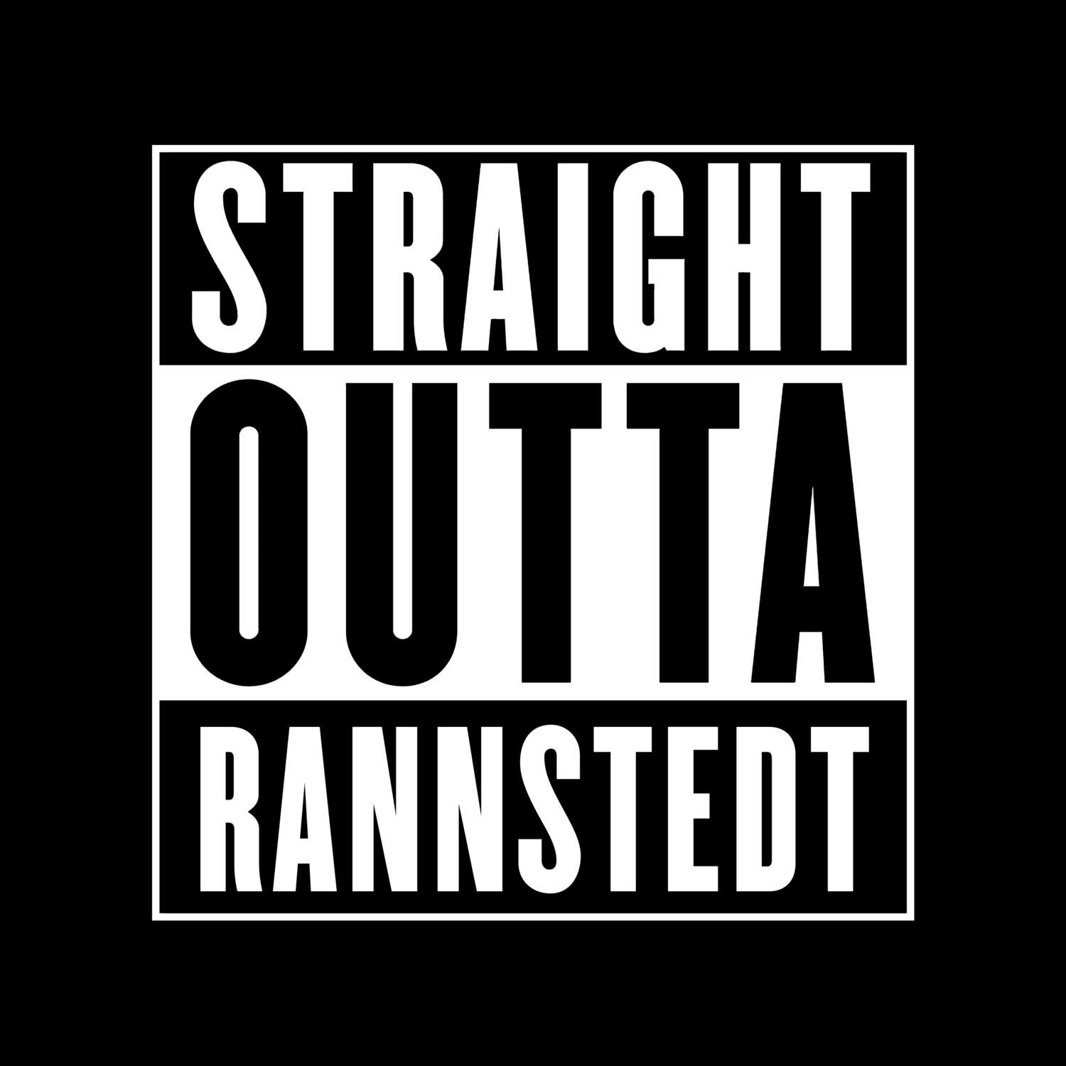 Rannstedt T-Shirt »Straight Outta«