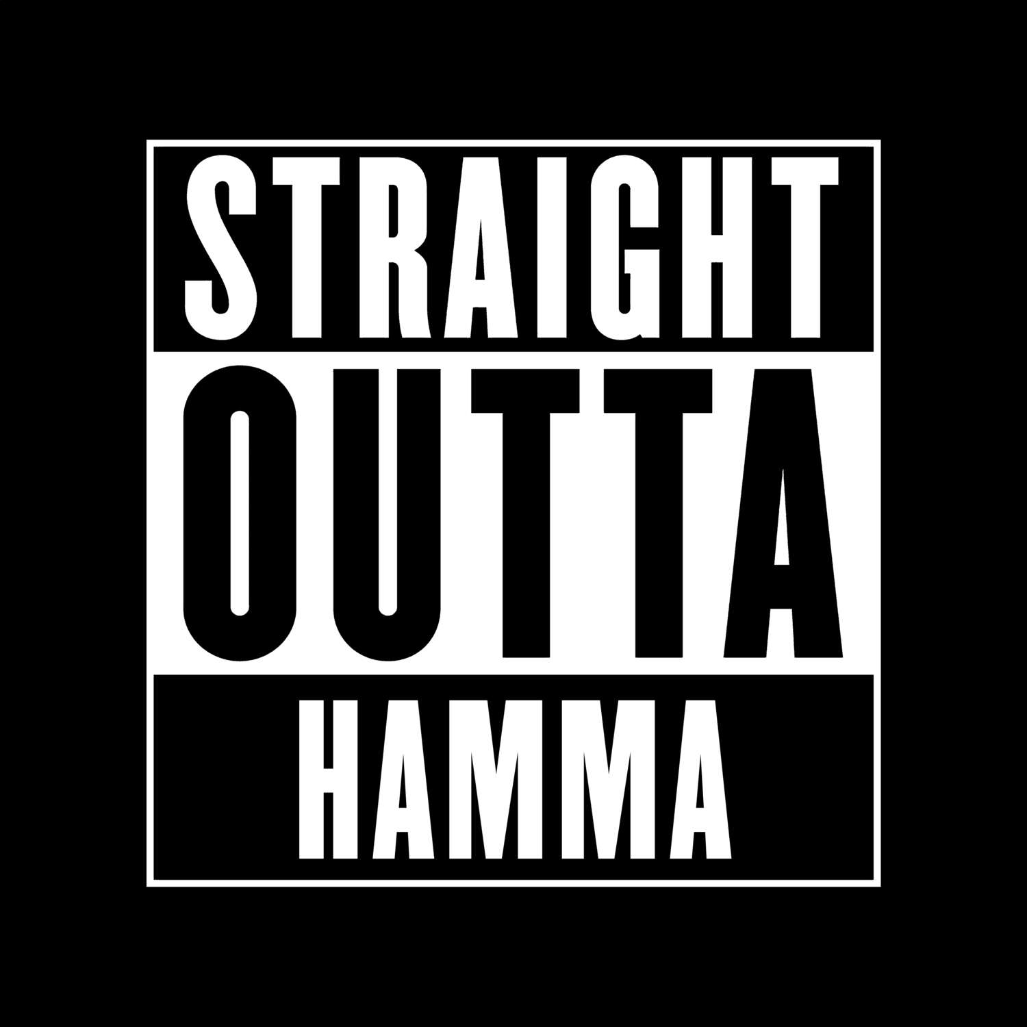 Hamma T-Shirt »Straight Outta«